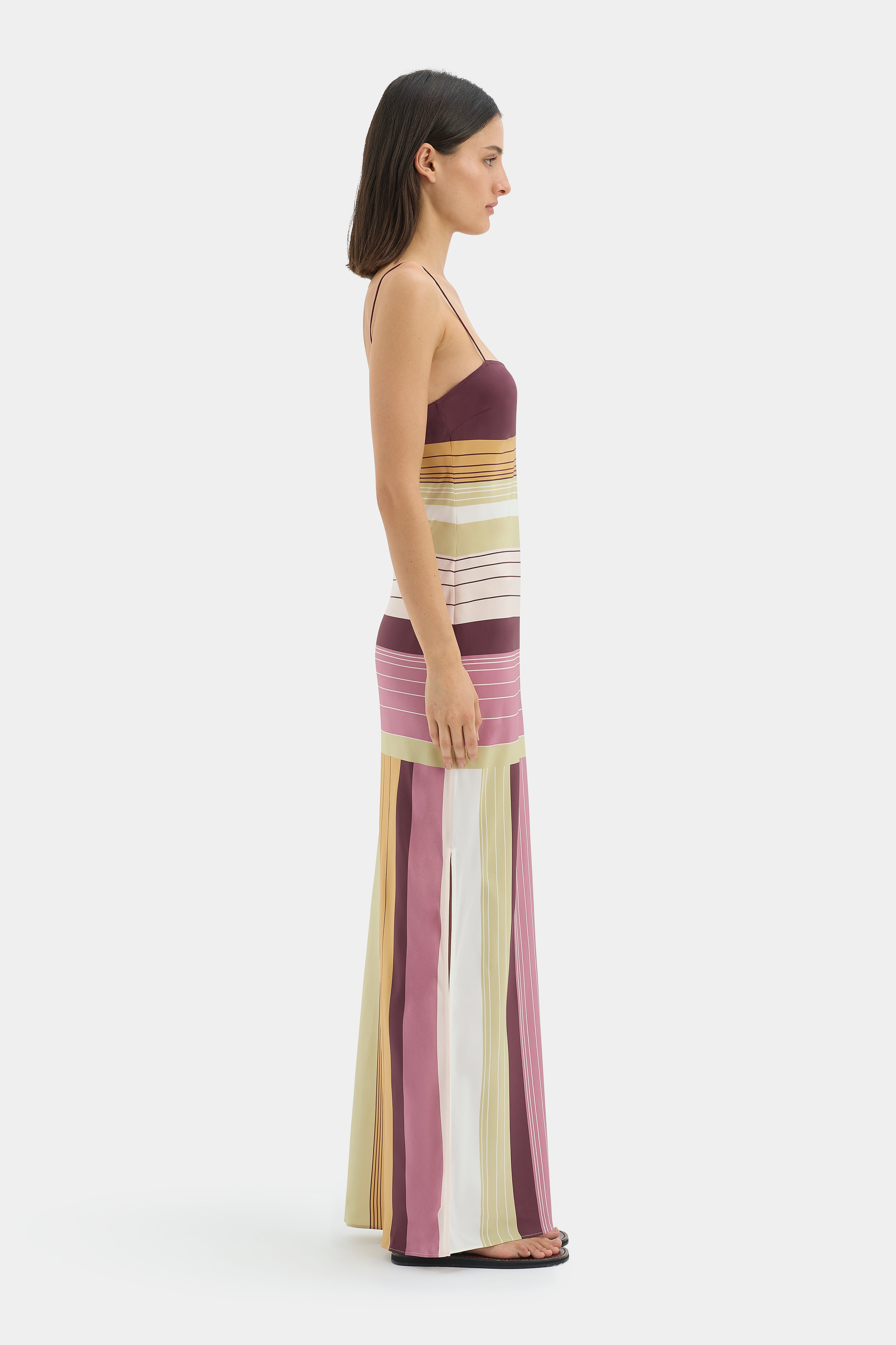 Fontana Slip Dress - Elegant Women's Satin Nightgown & Loungewear for Sleepwear, Bridal Lingerie & Special Occasions