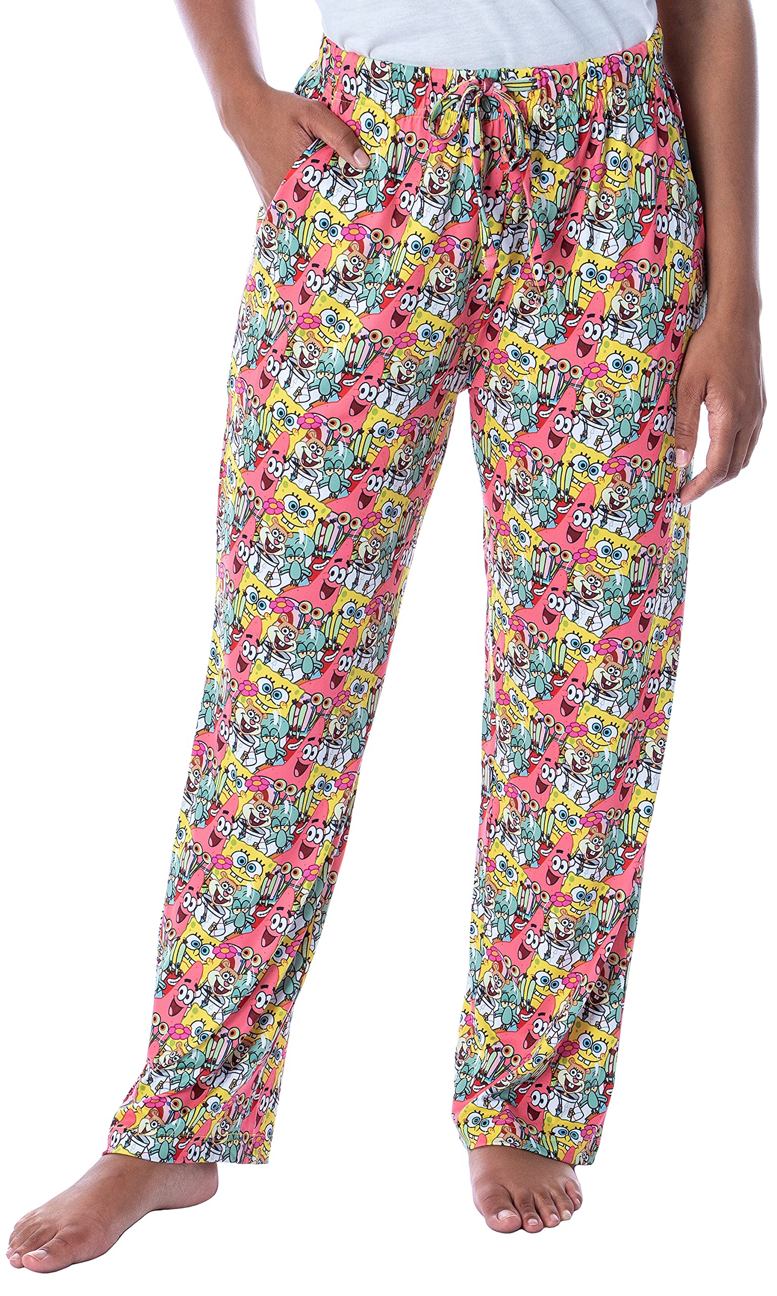 SpongeBob SquarePants Patrick Star Women's Pajama Pants | Soft Sleepwear & Lounge Pants for Nickelodeon Fans | Perfect for Sleepovers, Movie Nights & Cartoon Lovers