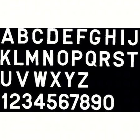 Bernard Engraving PS30W8 PS30W8 - 3 Inch White Letter Stickers for DIY Crafts, Home Decor & Office Organization - Perfect for Labeling, Scrapbooking & Personalization Projects