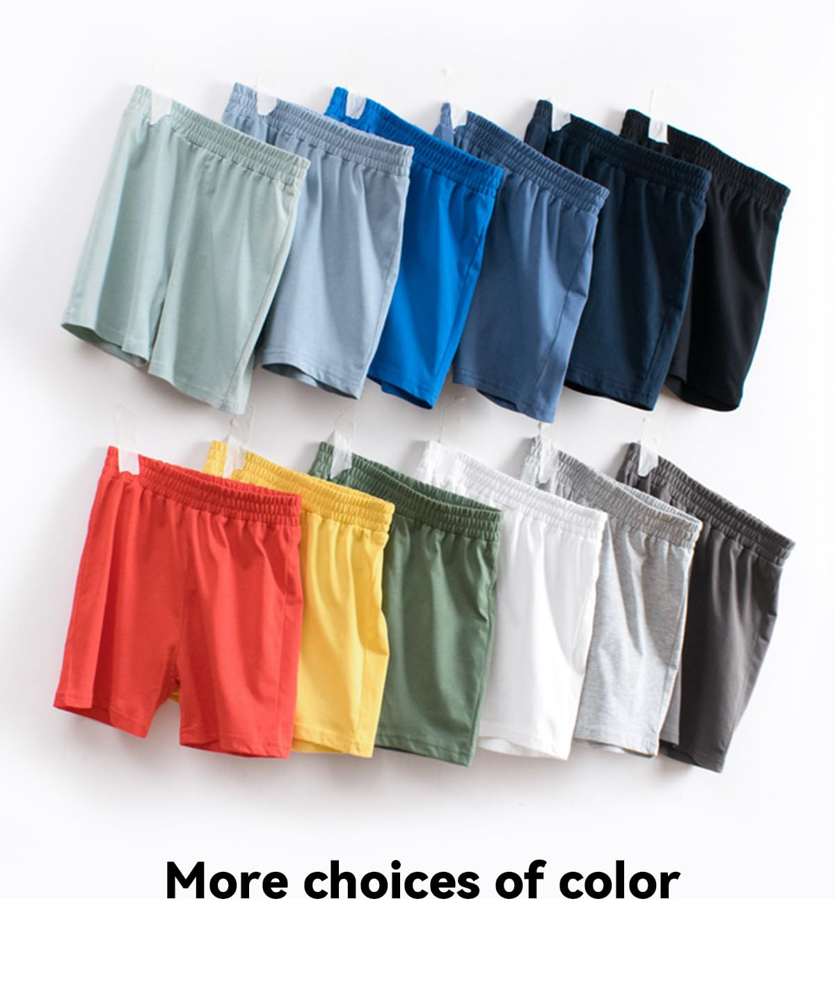 GFQLONG 3 Pack Boys' Cotton Athletic Shorts - Breathable Lightweight Summer Shorts for Toddler & Kids - Perfect for Soccer, Playground & Outdoor Activities