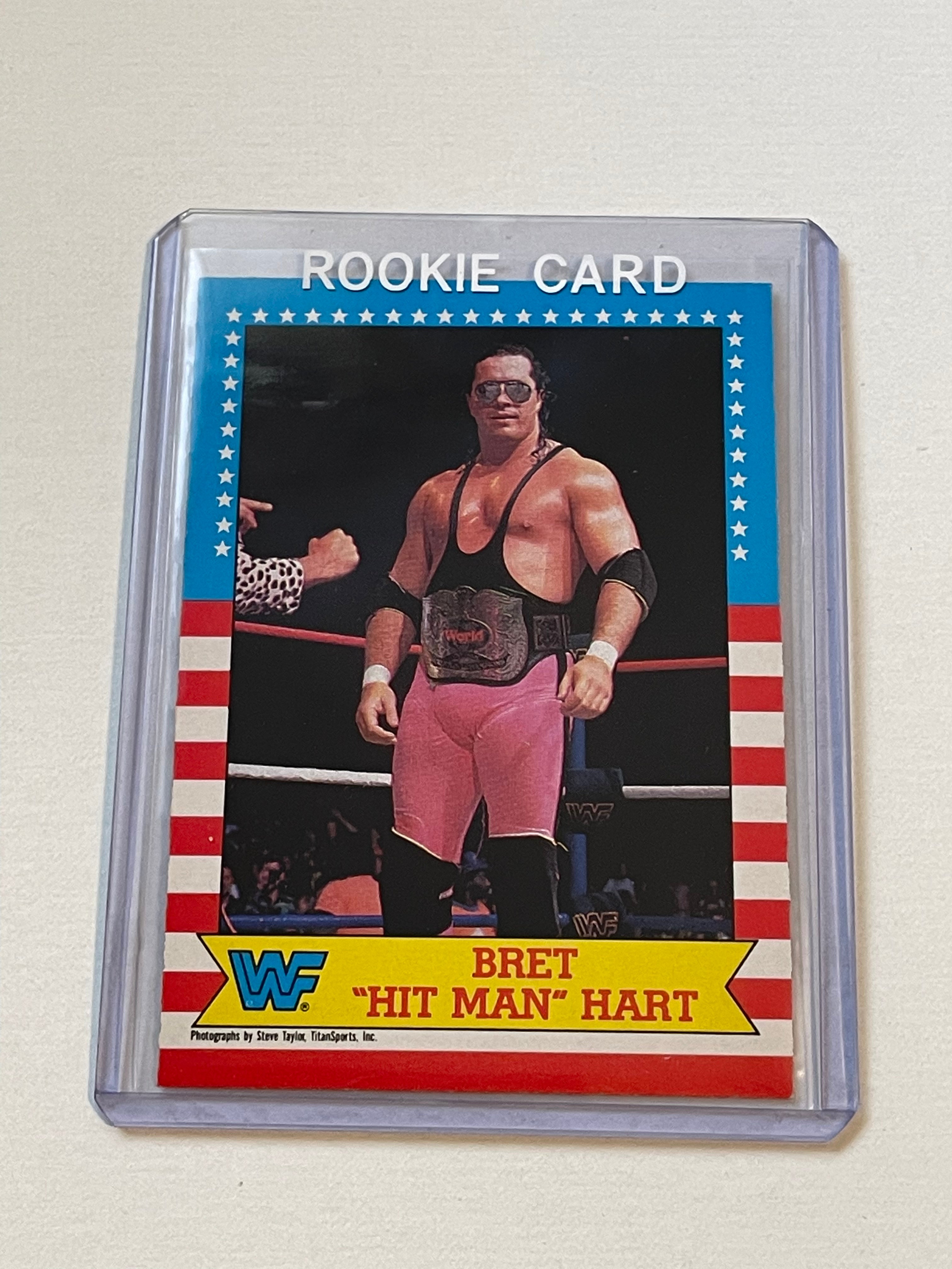 1987 Brett Hart Wrestling O-Pee-Chee High Grade Rookie Card - Perfect for Collectors & Wrestling Memorabilia Fans