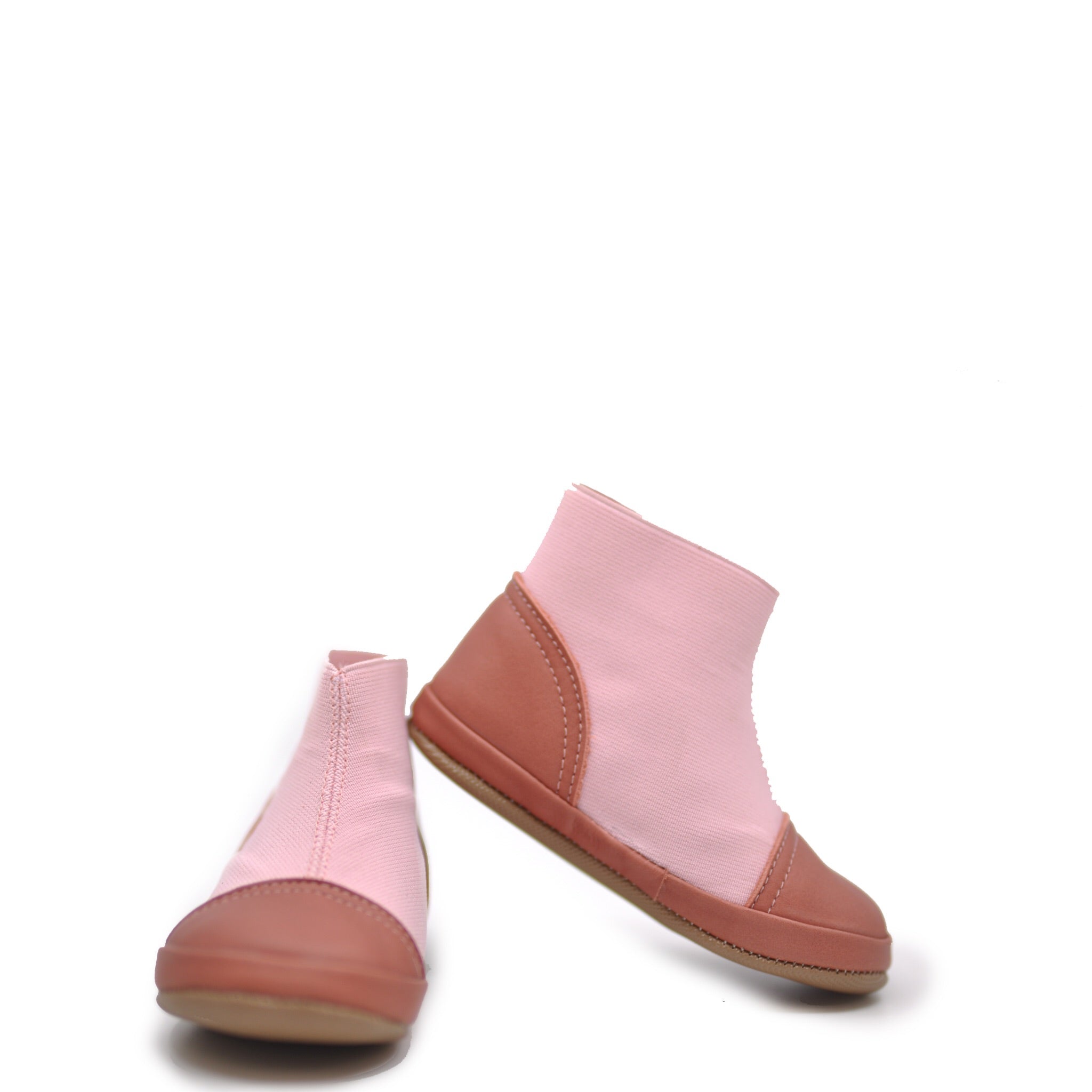 Pepe Rose Pink Elastic Bootie - Women's Comfortable Slip-On Ankle Boots for Casual Wear & Outdoor Walking