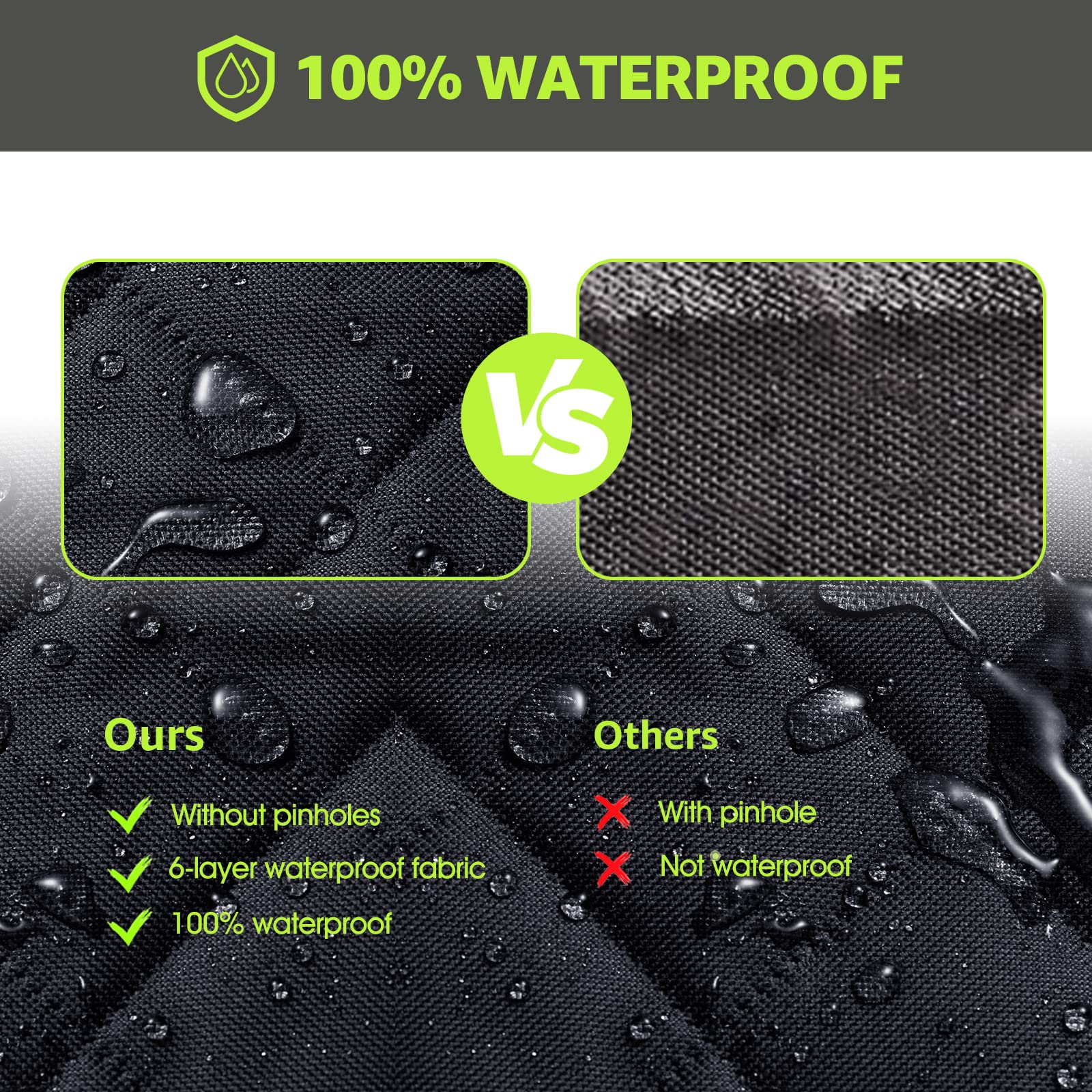 Waterproof Dog Seat Cover for Trucks - XL Non-Slip Scratchproof Pet Hammock with Mesh Window | Heavy Duty Back Seat Protector for Full-Sized Pickups Like F150 | Perfect for Road Trips & Outdoor Adventures (Green)