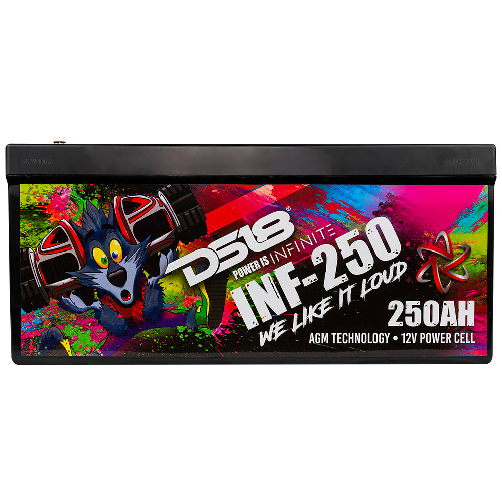 7500W 250AH AGM Deep Cycle Battery - High Power Solar, RV, Marine & Off-Grid Energy Storage - Reliable Backup Power for Home, Camping & Emergency Use