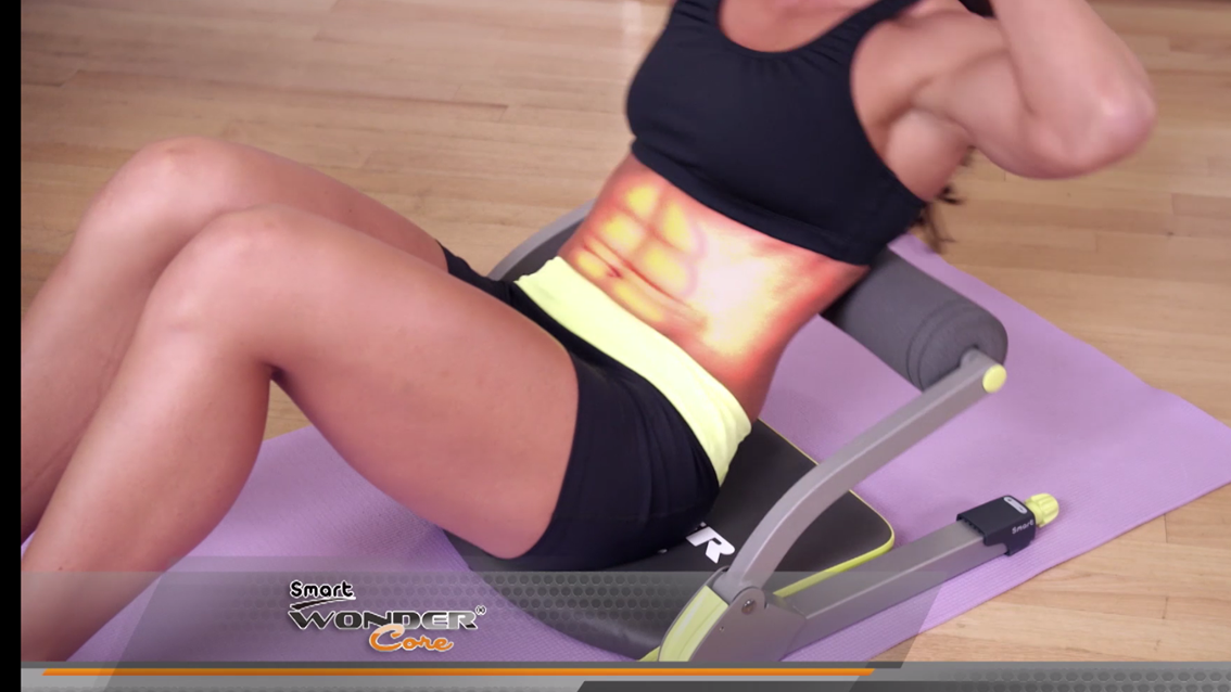 Wonder Core Smart Ab Workout Machine - Portable Home Gym Equipment for Core Strength Training | Perfect for Home, Office & Travel Fitness