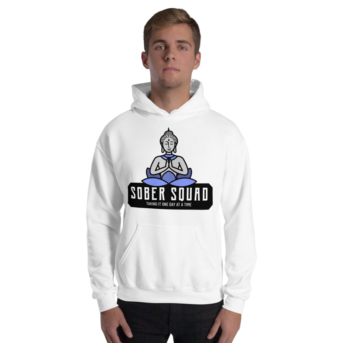 Sober Squad Unisex Hoodie - Comfortable & Stylish Pullover for Men & Women - Perfect for Casual Wear, Gym, and Outdoor Activities
