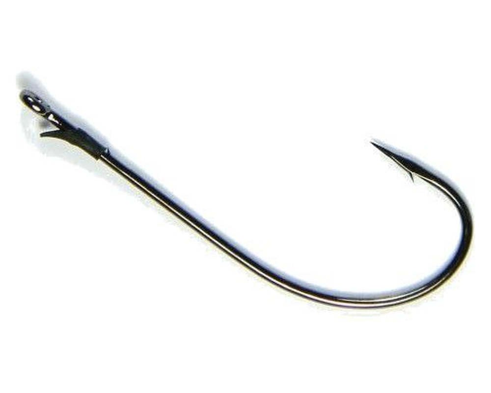 ROBOWORM Rebarb Fishing Hooks - Size 2/0 (6 Pack) - Sharp Worm Hooks for Bass, Trout & Walleye Fishing - Perfect for Freshwater & Saltwater Angling