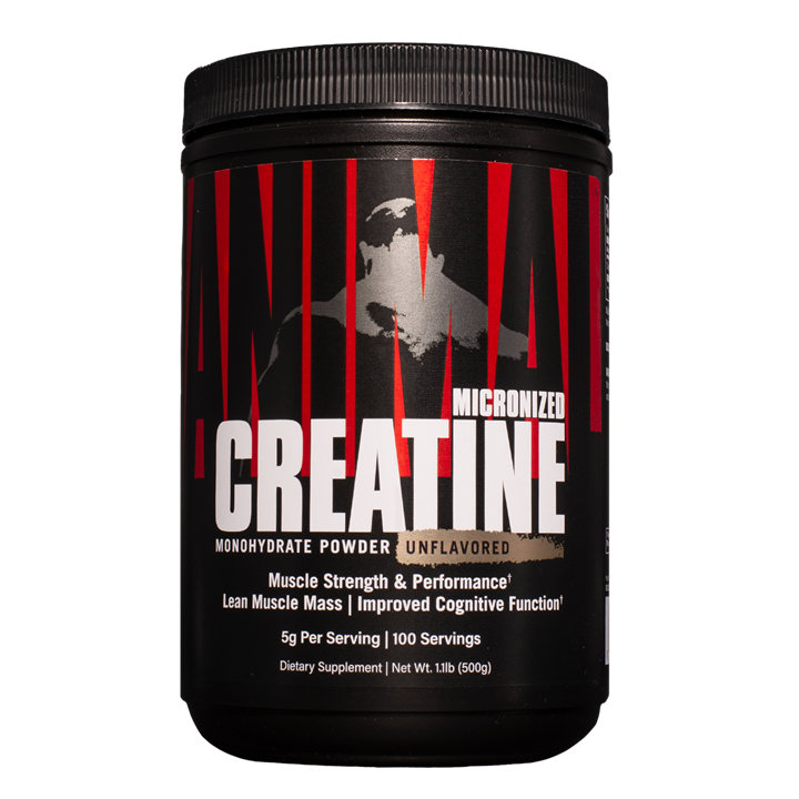 Premium Animal Creatine Powder 500g - Pure Muscle Building Supplement for Athletes & Bodybuilders - Supports Strength, Endurance & Recovery - Ideal for Pre/Post Workout & Fitness Training
