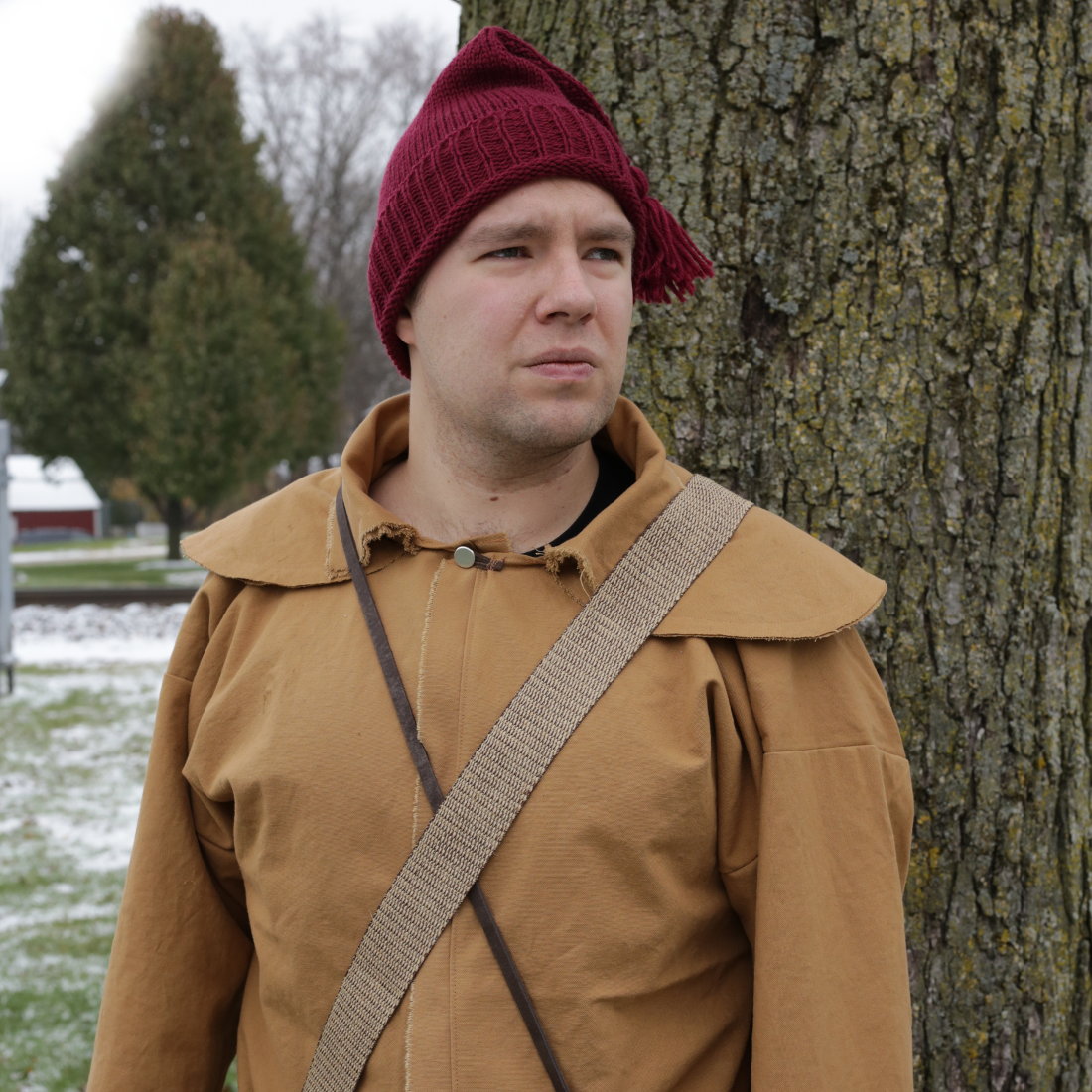 Premium Canvas Hunting Frock - Durable Outdoor Costume for Hunting & Cosplay | Perfect for Halloween, LARP & Outdoor Adventures