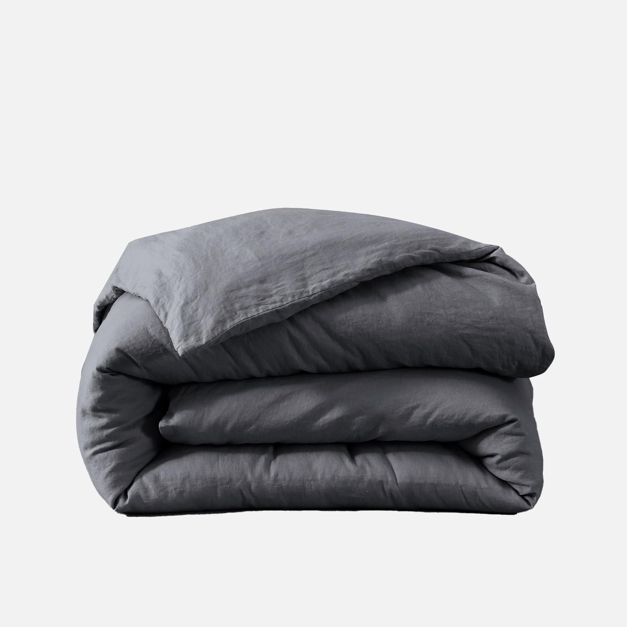 Premium 100% French Linen Duvet Cover Set - Ultra Soft & Breathable Luxury Bedding for All Seasons - Perfect for Master Bedroom, Guest Room & Vacation Homes