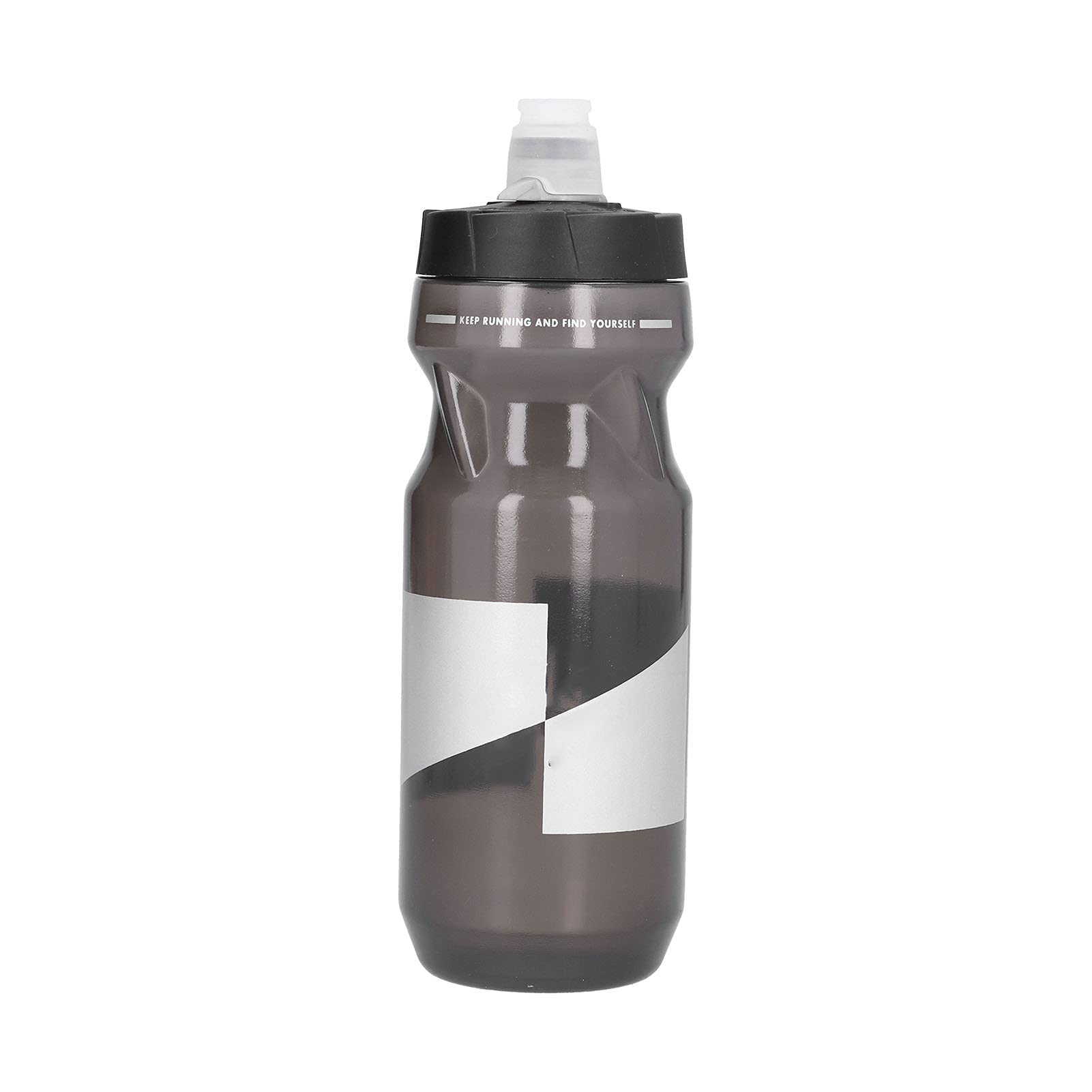 BPA-Free Cycling Water Bottle - Odorless Bike Bottle for Outdoor Sports & Cycling - Leak-Proof, Durable & Transparent Gray - Perfect for Hiking, Gym & Road Biking