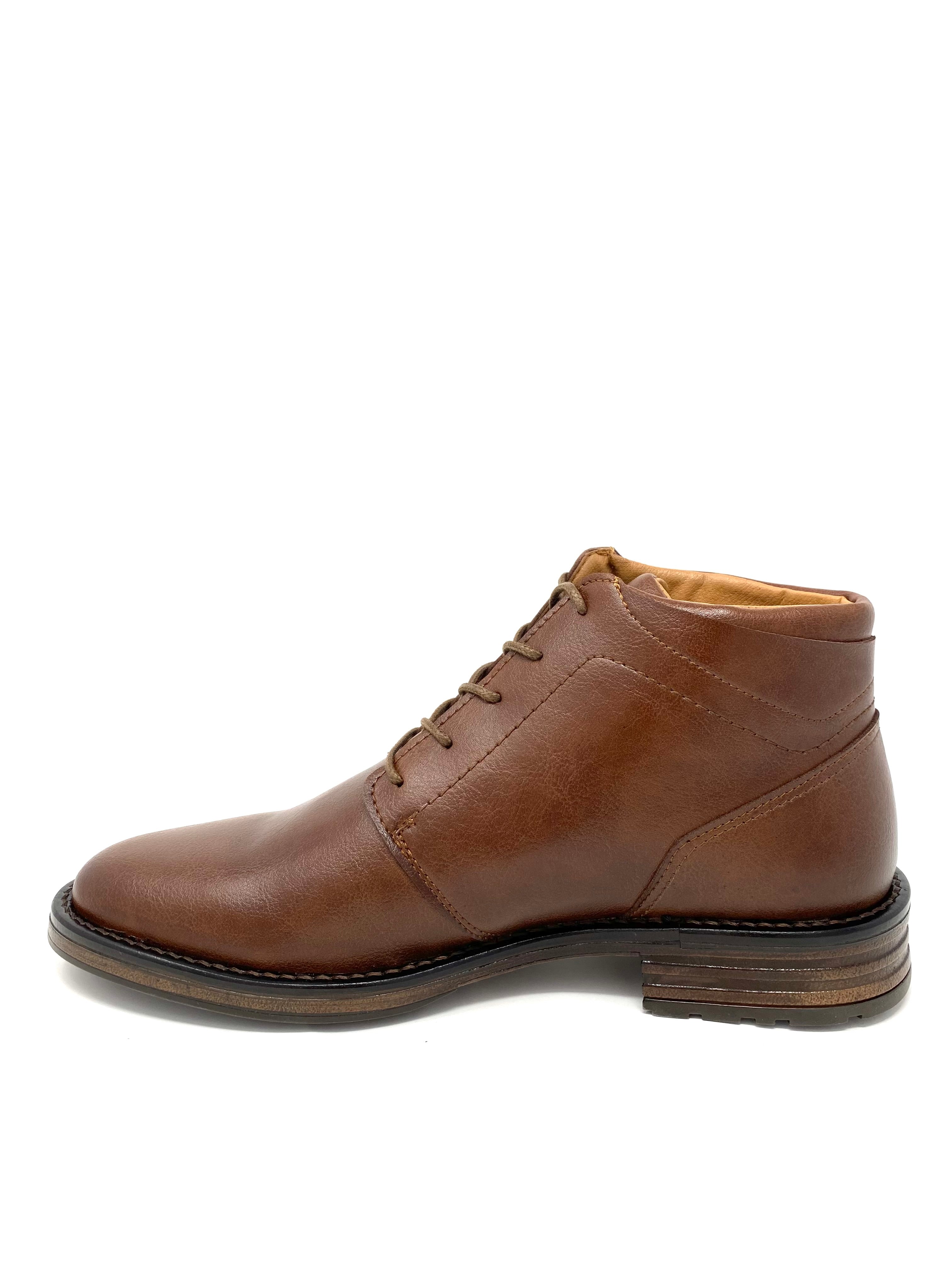 Novacas Fernando Tan Leather Boots for Men - Stylish & Comfortable Ankle Boots for Casual Wear, Outdoor Hiking & Everyday Fashion