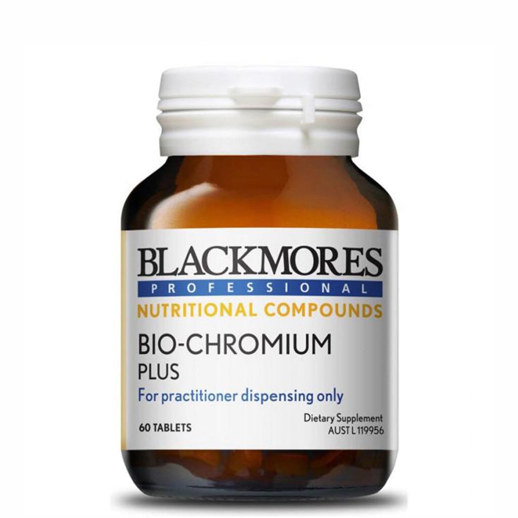 Blackmores Practitioner Bio Chromium Plus Supplement - Supports Blood Sugar Balance & Metabolism - Ideal for Diabetics & Weight Management