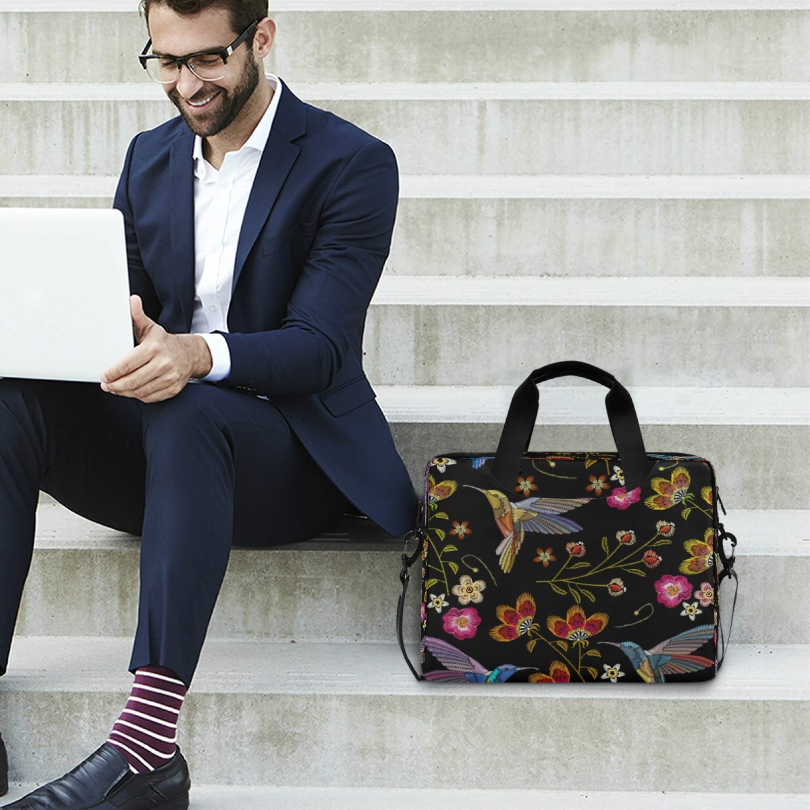 13-15.6 Inch Laptop Bag Case Sleeve - Lightweight Durable Computer Carrying Case for MacBook, Ideal for Office, Travel & School Use