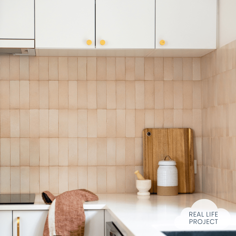 Noosa Gloss Zellige Taupe Tile - Premium Ceramic Wall & Floor Tile for Bathroom, Kitchen Backsplash, and Shower Surrounds