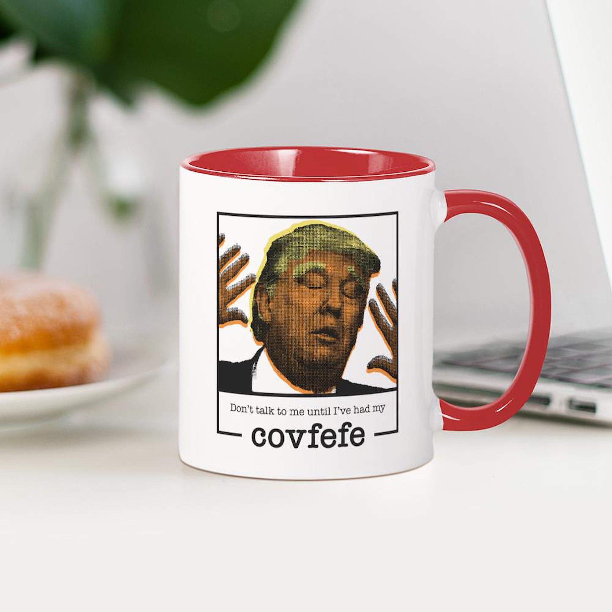Covfefe Coffee Mug 11 oz (325 ml) - Ceramic Coffee Cup for Hot & Cold Drinks - Perfect for Home, Office & Gifts
