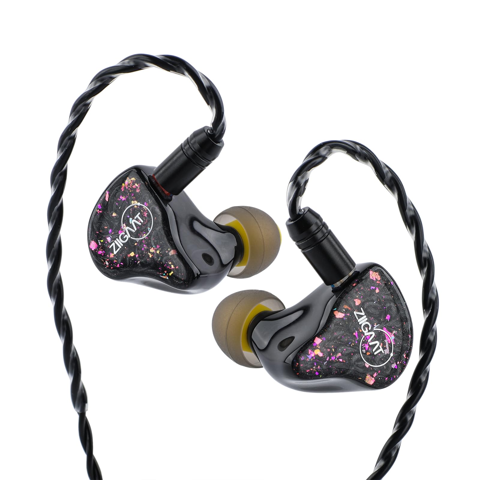 Linsoul ZiiGaat x Fresh Reviews Arete Hybrid IEM - 1DD+4BA Wired Gaming Earbuds & Kiwi Ears Allegro Mini Portable DAC Amplifier - USB-C to 3.5mm/4.4mm Output - Perfect for Gaming, Music Production, and Audiophile Listening