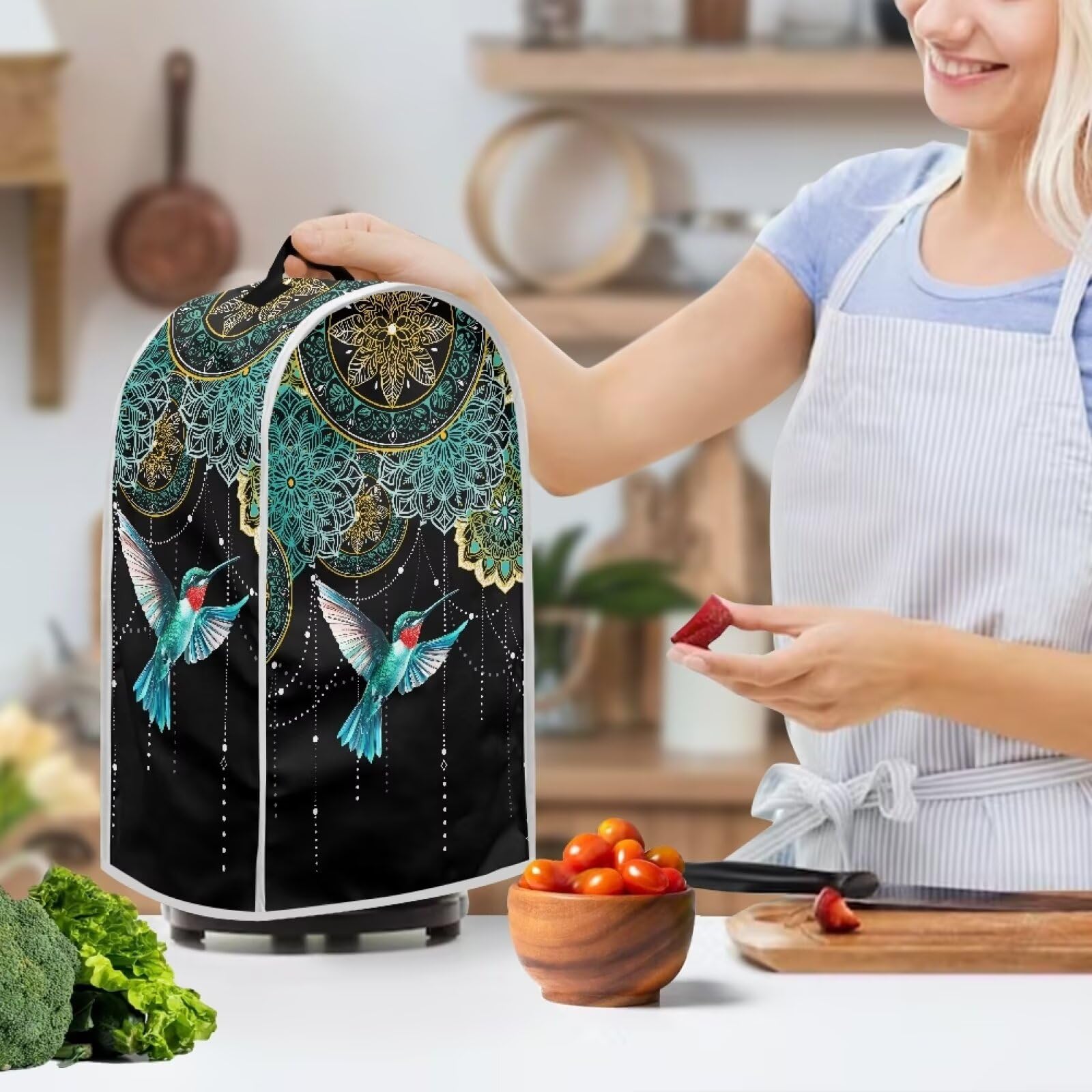 Hummingbird Blender Cover - Scratchproof Fabric Mixer Accessory for Kitchen & Home Decor