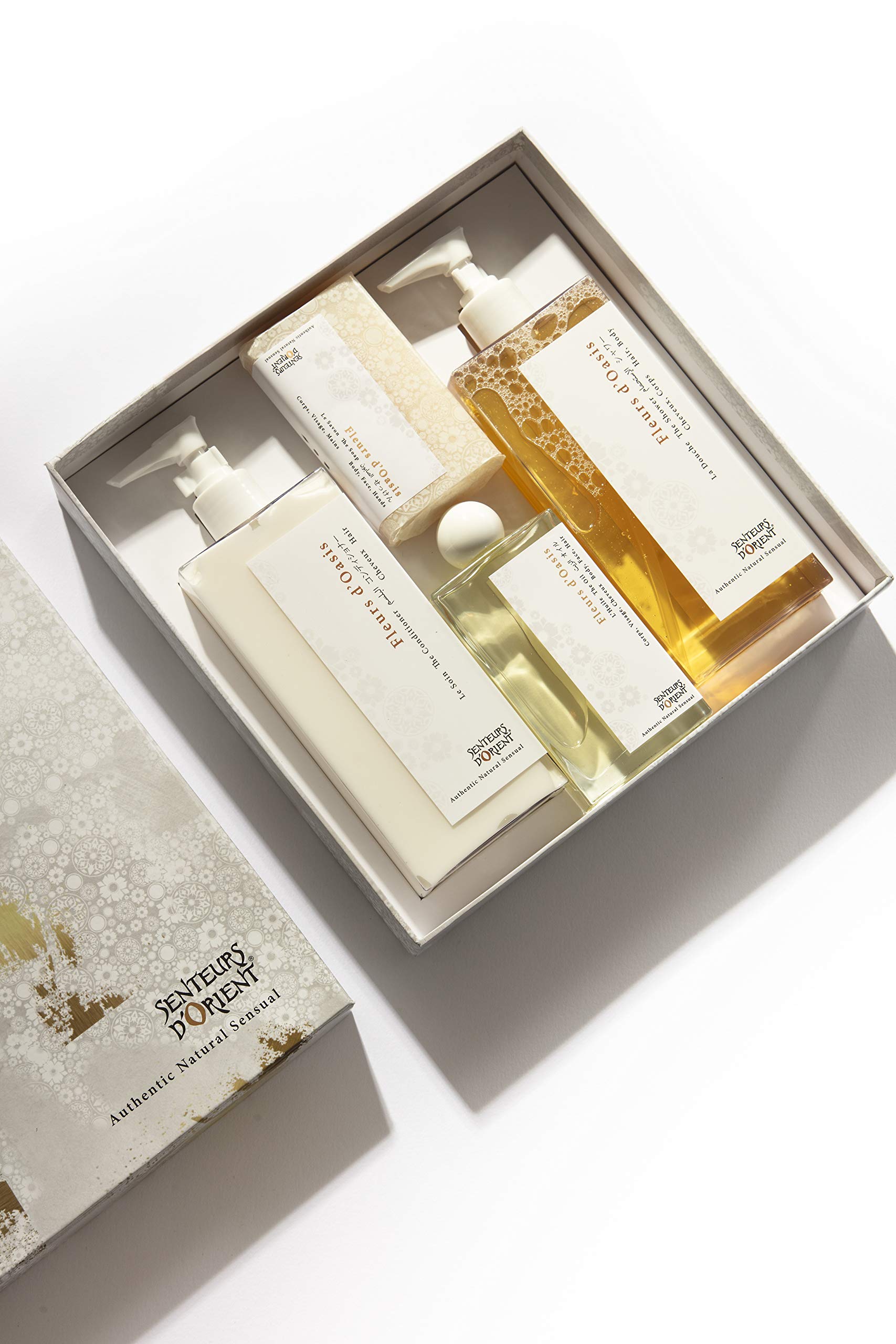 Senteurs d'Orient Fleurs d'Oasis Luxury Body Gift Set - Exotic Floral Scented Body Care for Women | Perfect for Spa Day, Romantic Gifts & Self-Care Pampering