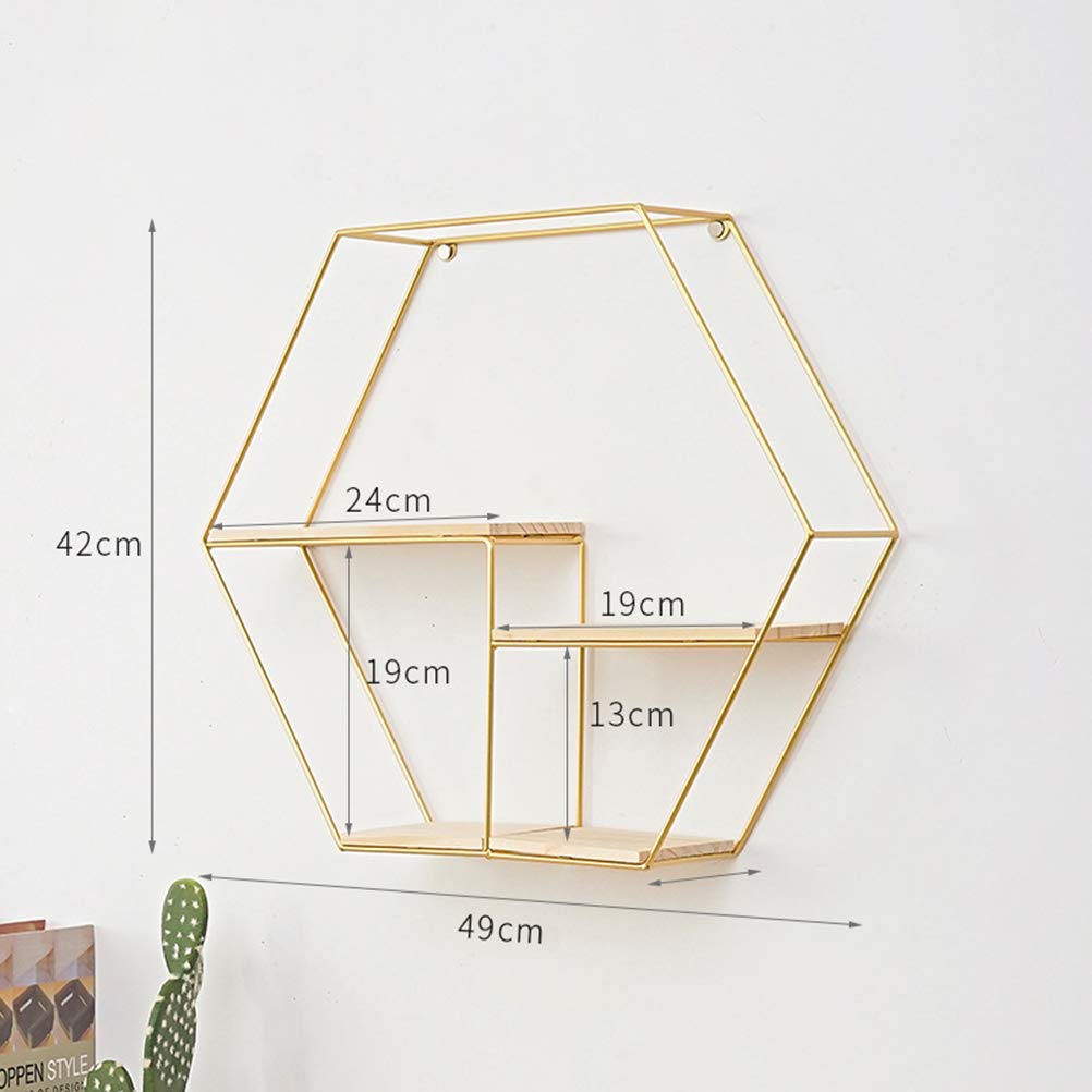 Double-Layer Wall Mounted Shelf - Cabilock Space Saving Storage Rack for Kitchen, Bathroom & Office Organization