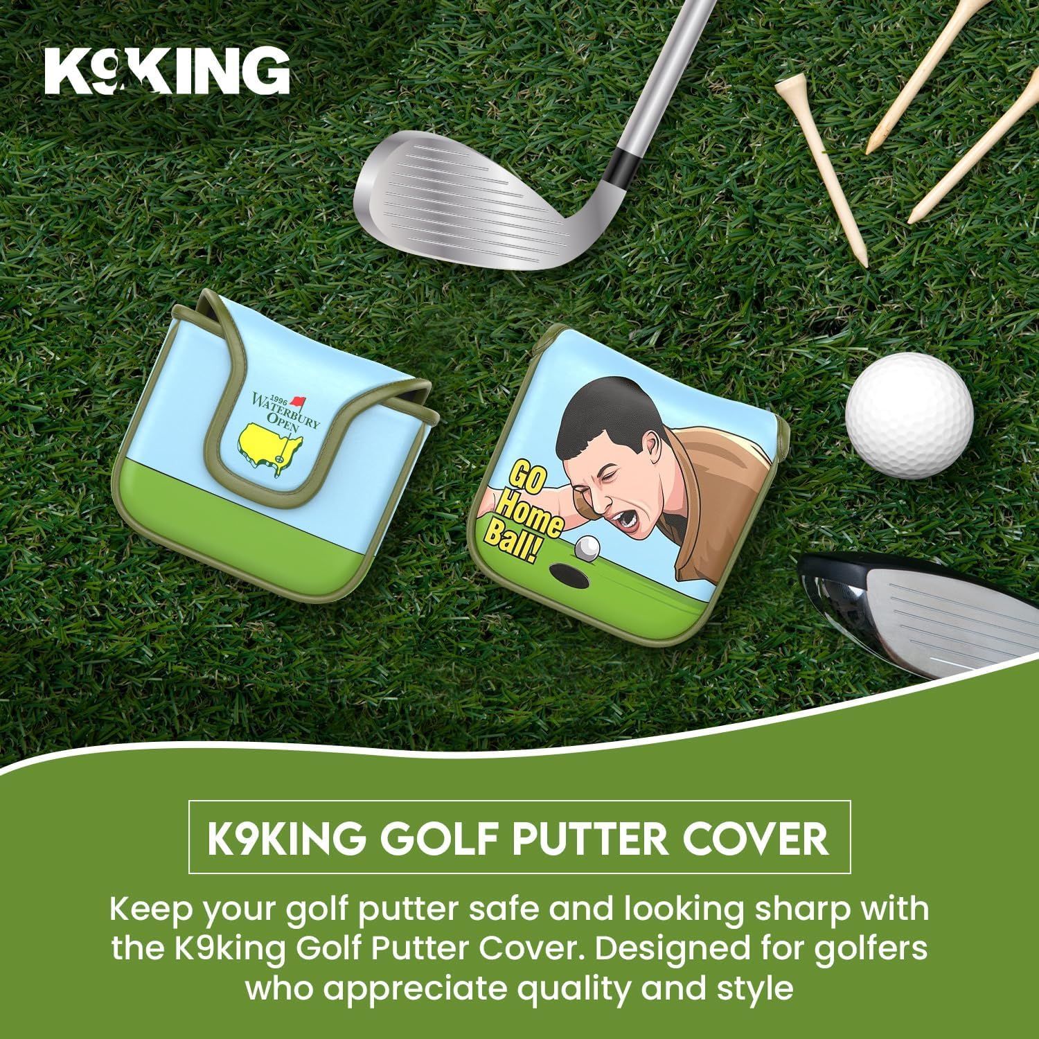 Premium Magnetic Golf Putter Cover - Durable Club Protector with Secure Closure | Essential Golf Accessories for Men & Women | Perfect for Course Play & Club Storage | Funny Golf Gifts for Golf Lovers
