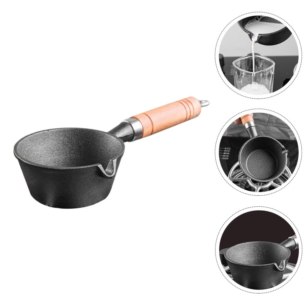 ABOOFAN Mini Hot Oil Pan - Small Butter Sauce Pan, Pancake Griddle & Milk Pan for Induction Cookers | Perfect for Melting Butter, Making Turkish Coffee & Cooking on Cast Iron Stoves | Ideal for Home Kitchen, Camping & Outdoor Cooking