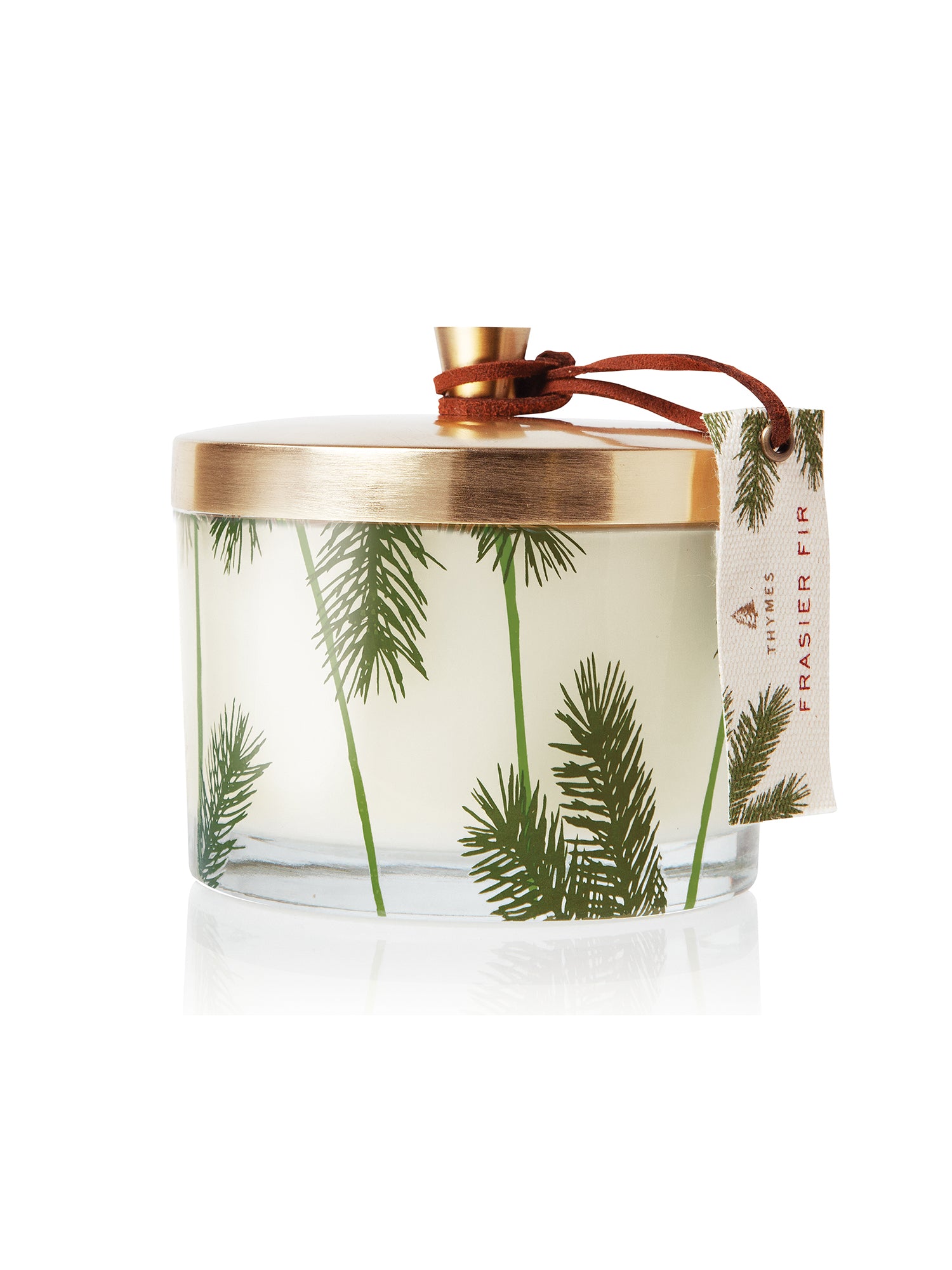 Premium Frasier Fir Scented 3-Wick Candle - Long-Lasting Pine Needle Aroma for Home, Christmas Decor & Cozy Winter Ambience