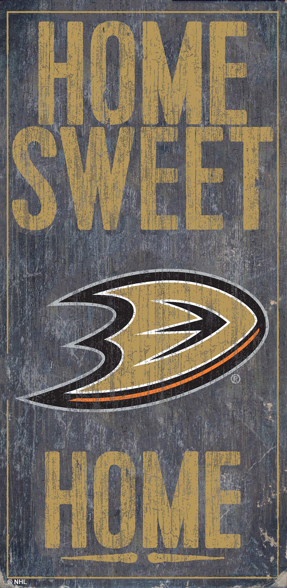 Anaheim Ducks NHL Team Flag - 6x12 Feet Home Sweet Home Banner in Official Team Colors | Perfect for Game Day Decor, Fan Cave, and Outdoor Sports Displays