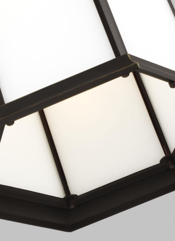 Generation Lighting 6238751-71 Modern Outdoor Pendant Light - Weatherproof Hanging Fixture for Porch, Patio, and Garden Decor