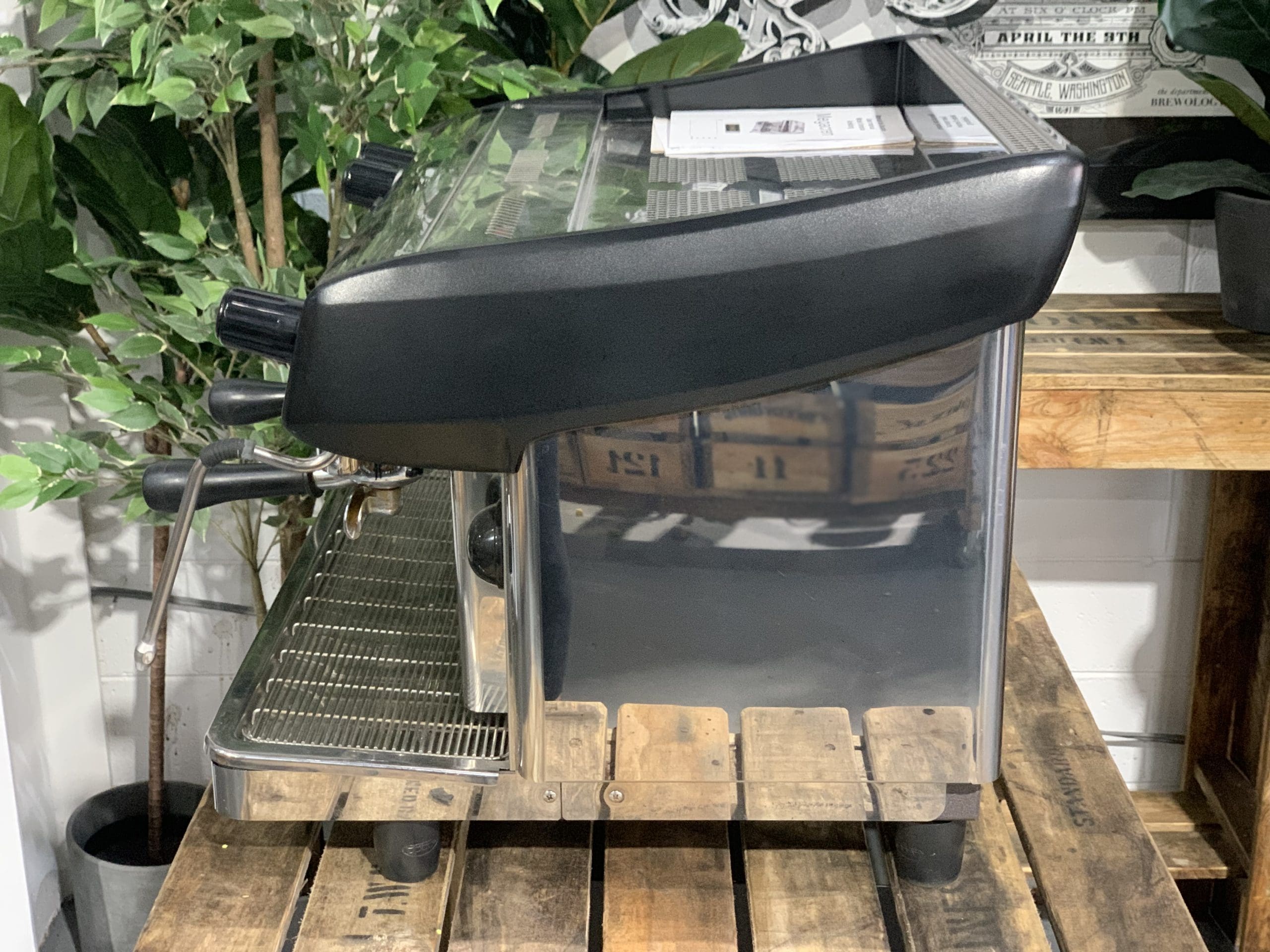 Expobar Megacrem High Cup 2 Group Commercial Espresso Machine - Stainless Steel Professional Coffee Maker for Cafes, Restaurants & Coffee Shops