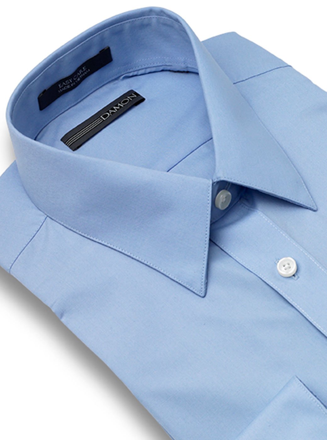 Classic Point Collar Solid Color Poplin Dress Shirt for Men - Business Formal & Office Wear | Wedding & Special Occasion Outfit