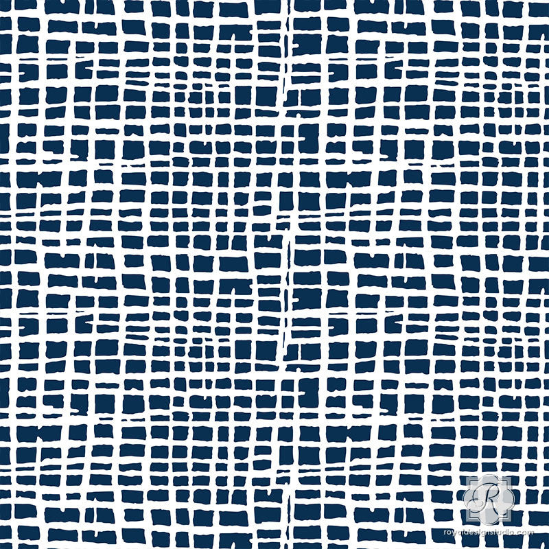 Loose Weave Craft Stencil for DIY Projects - Perfect for Fabric Painting, Scrapbooking & Home Decor