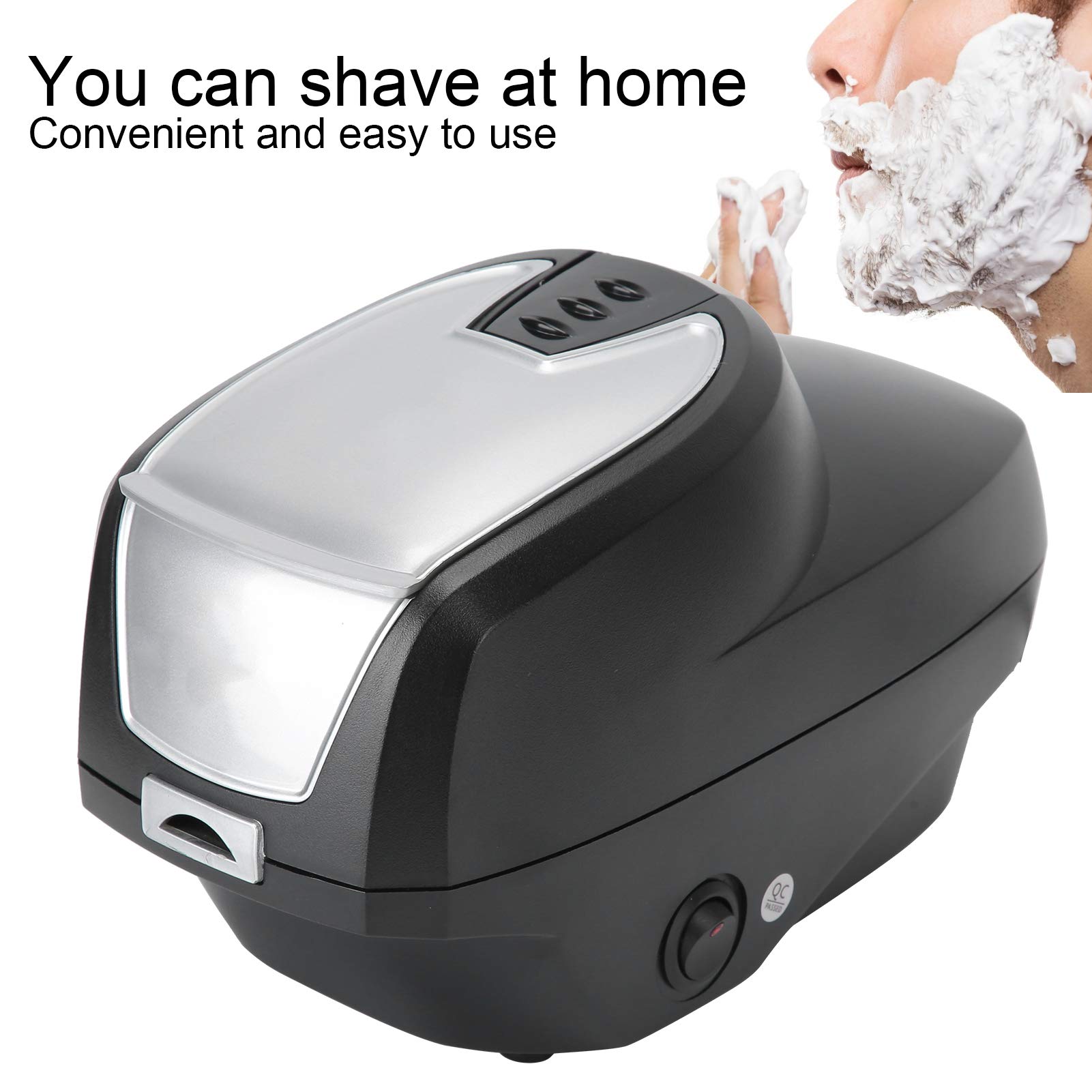 Professional Hot Lather Machine for Shaving - Electric Foam Dispenser for Barber & Home Use, 100-240V US Plug - Perfect for Salon, Spa & Personal Grooming