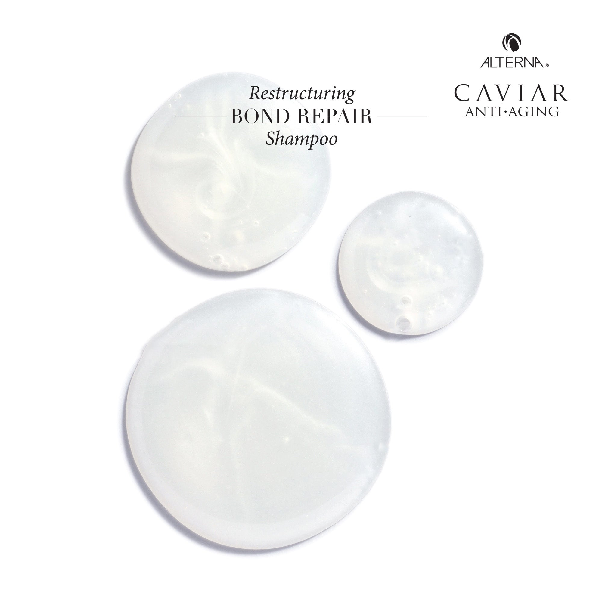 Alterna Caviar Anti-Aging Restructuring Bond Repair Shampoo - 33oz for Damaged Hair, Split Ends & Color-Treated Hair - Salon-Quality Hydration & Repair for Daily Use