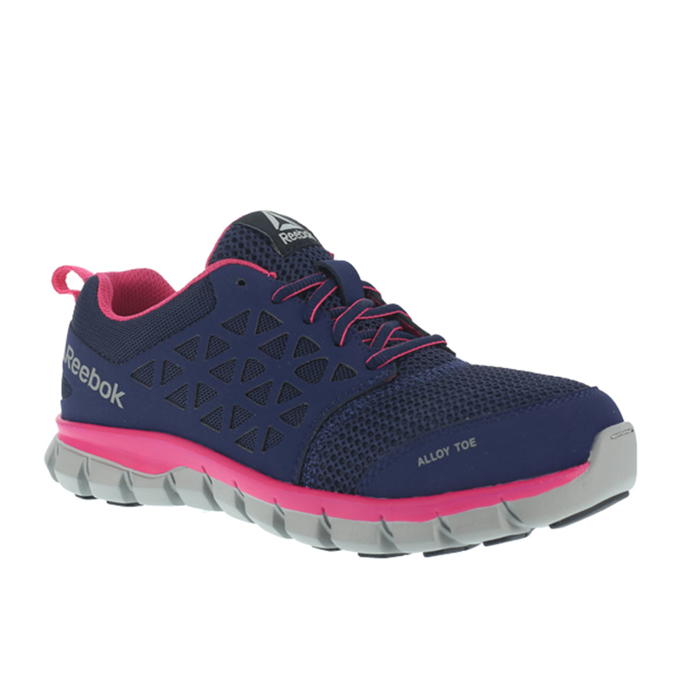 Reebok Women's Sublite Cushion Lightweight Work Safety Shoes IB046 - Non-Slip Comfort for Nurses, Chefs & Warehouse Workers