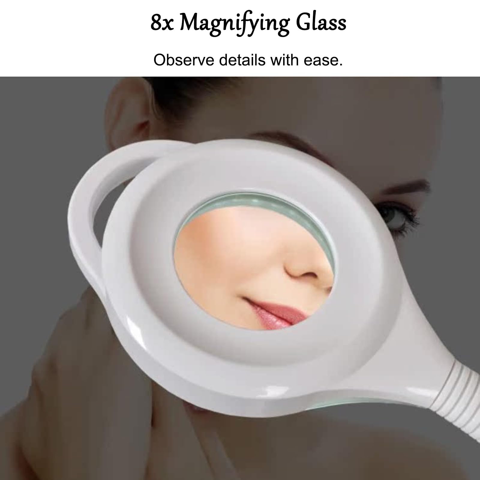 8X Magnifying LED Surgical Examination Light - Medical Gynecological & Dental Lamp for Outpatient Procedures - Perfect for Gynecological Exams, Dental Surgeries, and Clinical Diagnostics