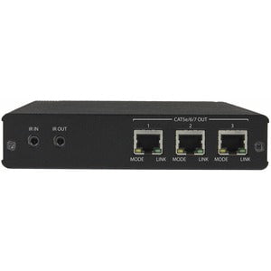 3 Port HDBaseT Extender Kit with 3 Receivers - 1x3 HDMI Over Cat5 Splitter for 4K Ultra HD - Perfect for Home Theater, Conference Rooms & Multi-Screen Setups