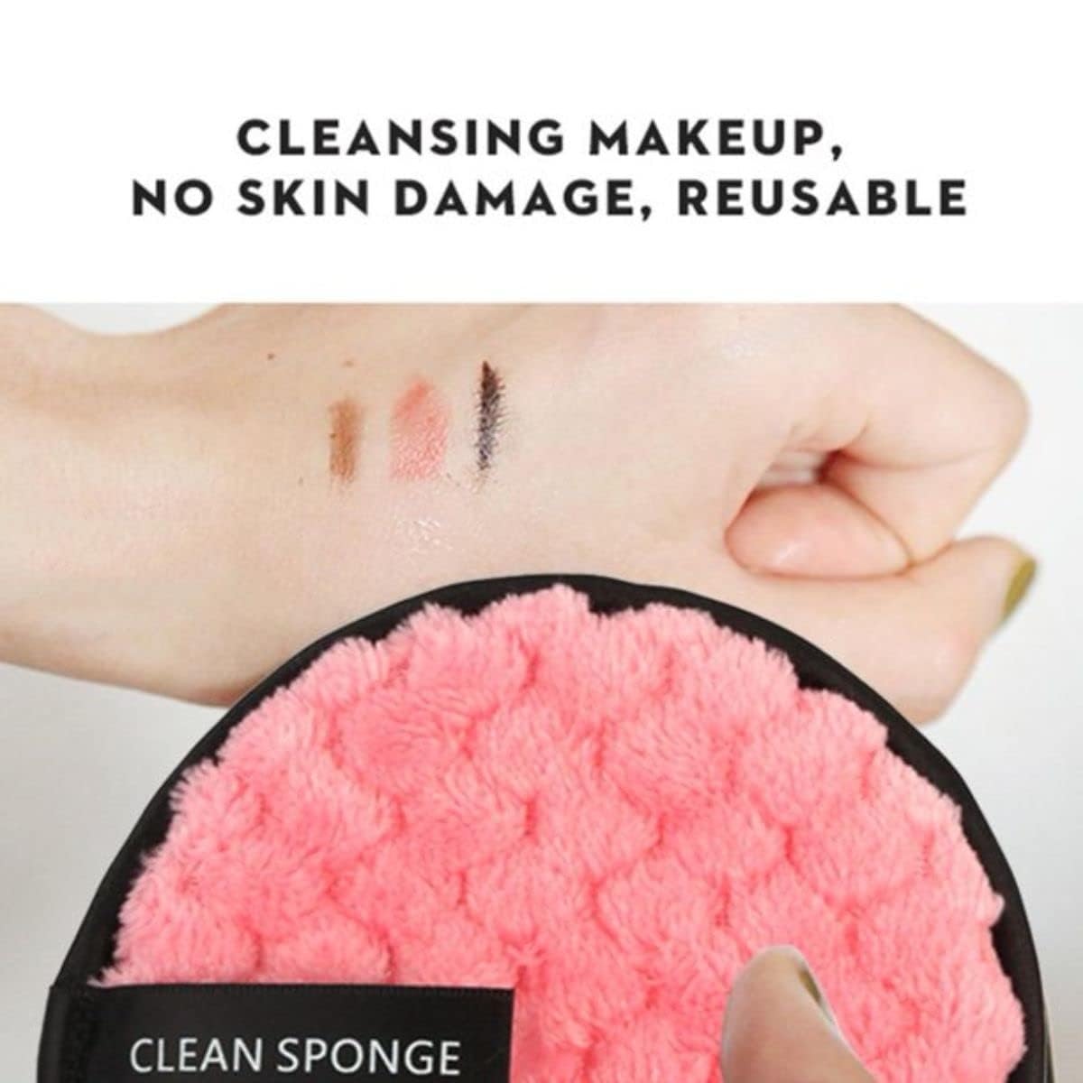 Facejewel Hypoallergenic Makeup Remover Wipes with Rose Petals & Green Tea - 50 Count Reusable & Skin-Friendly Cleansing Pads for All Skin Types | Gentle Exfoliation, Daily Makeup Removal & Post-Workout Refresh