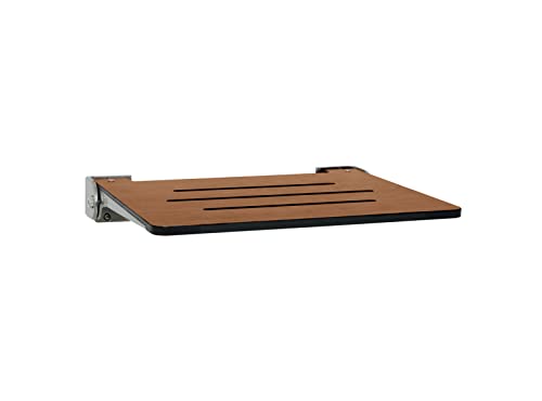 Rustic Teak Seat Top With Silver Frame