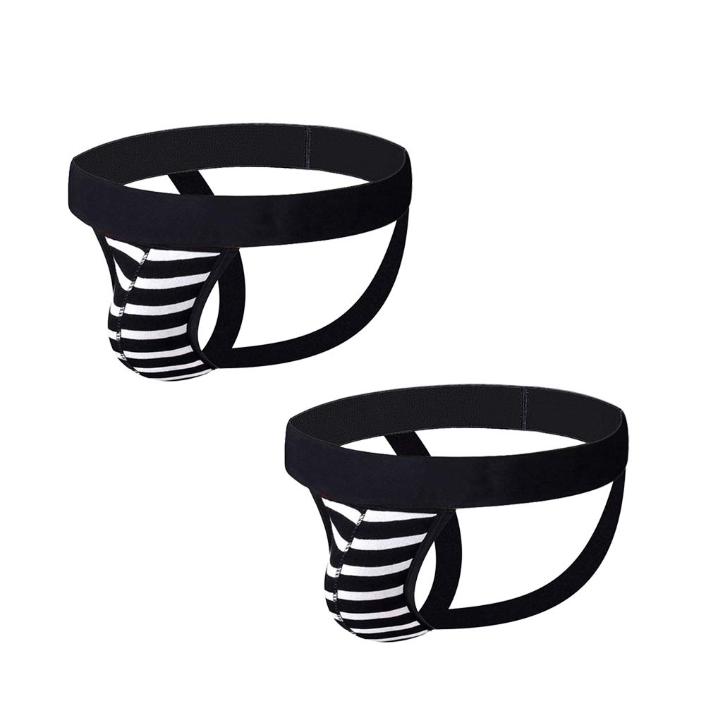 **Men's Cotton Jockstrap - Breathable Athletic Support Underwear for Sports & Workout - Stretch Comfort for Running, Gym & Active Lifestyle**