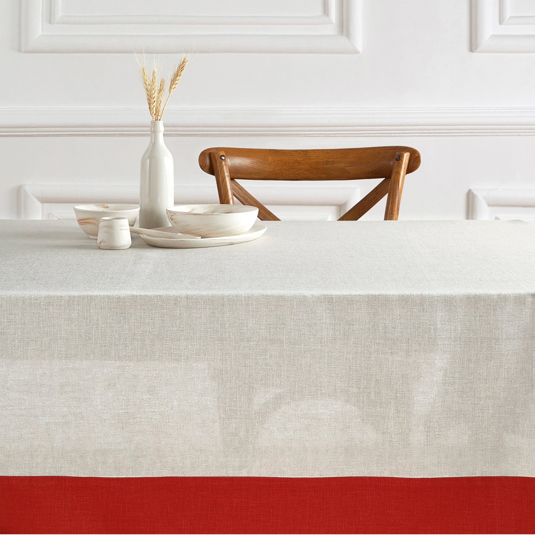 Stylish Contempo Tablecloth - Waterproof & Wrinkle-Free - Perfect for Dining, Parties & Home Decor