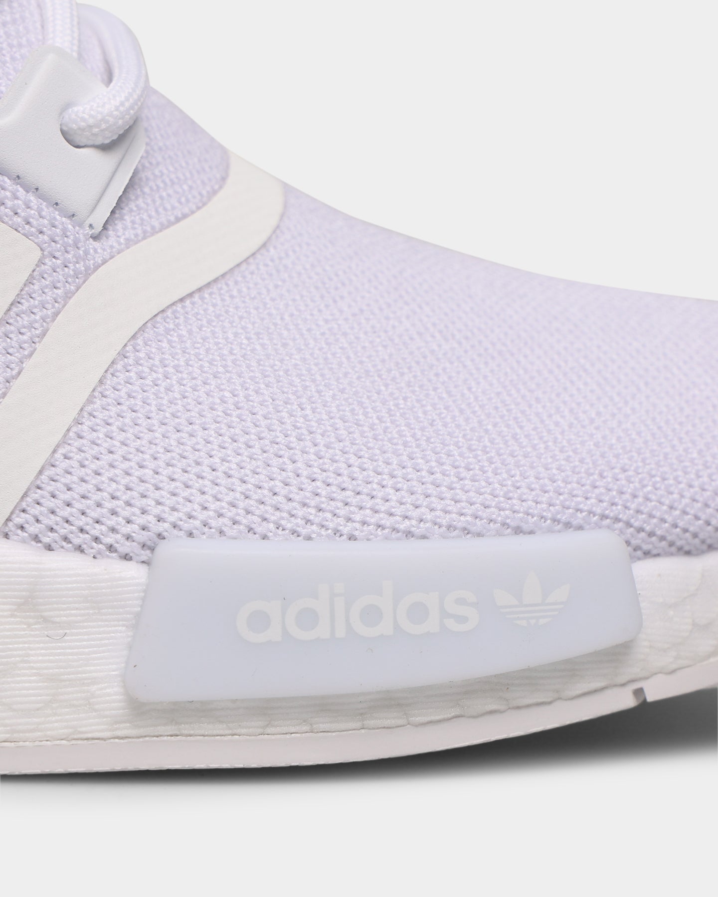 Adidas Women's NMD_R1 Primeblue Running Shoes - Cloud White/Silver Metallic - Lightweight Comfort for Jogging, Gym & Casual Wear