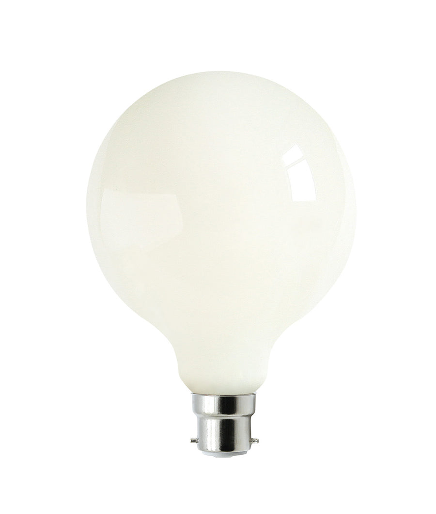 6W G95 B22 Frost LED Bulb 2700K Warm White Dimmable Globe Light - Perfect for Bedroom, Living Room, and Office Lighting