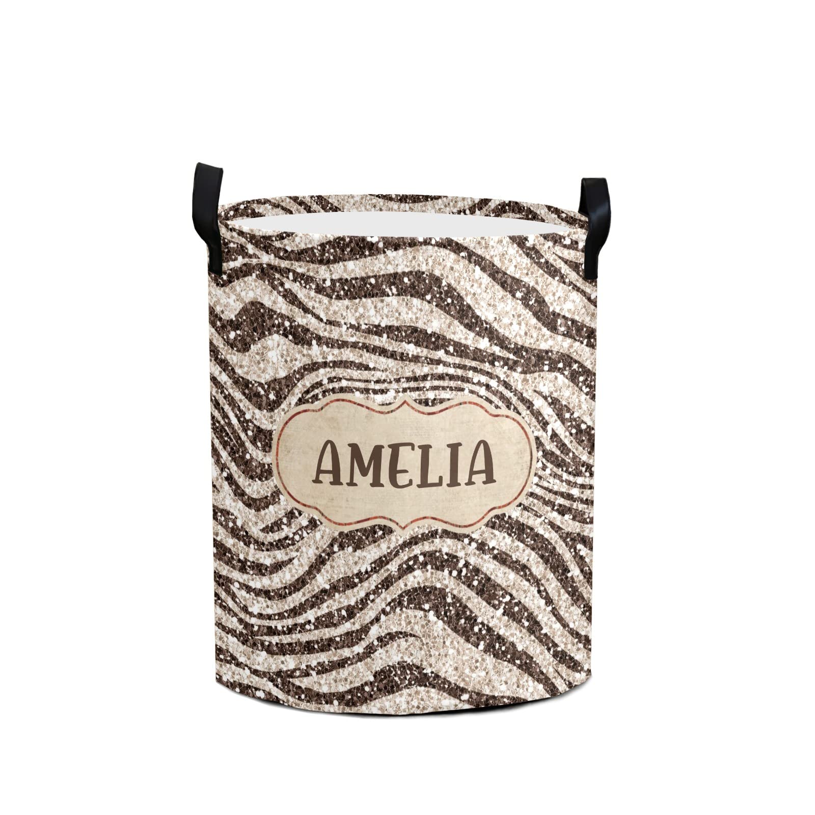Personalized Collapsible Laundry Hamper Storage Basket - Custom Name & Design for Bedroom, Bathroom, Living Room | Space-Saving Clothes Organizer for Home, Dorm, Apartment