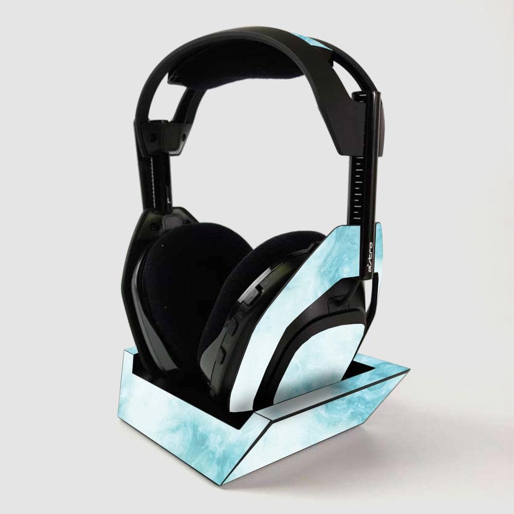 ASTRO Gaming A50 Wireless Headphone & Base Station Skin - Blue Marble Vinyl Wrap Cover | Protective, Durable Decal | Easy to Apply | Made in USA | Perfect for Gaming, Streaming & Travel Protection