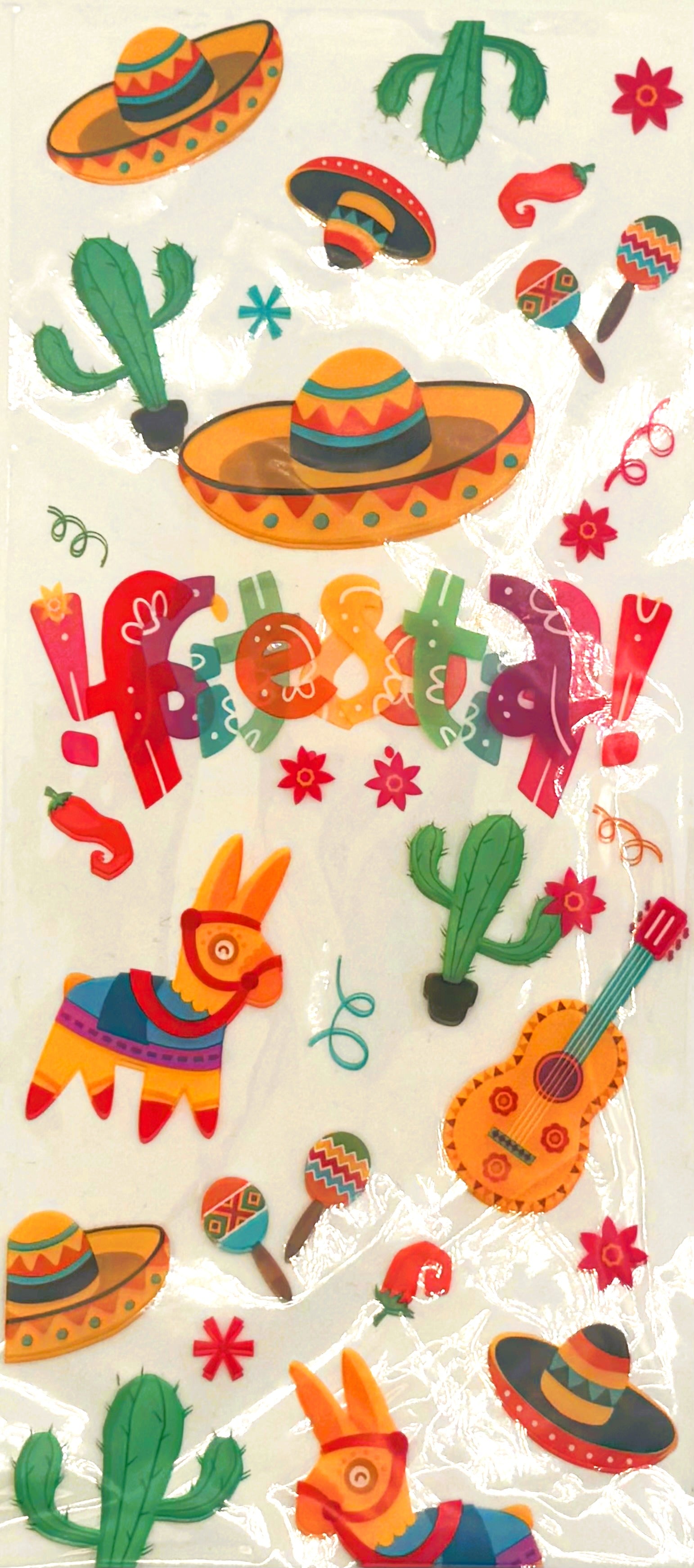 Colorful Fiesta Cello Bags - 30 Count Party Favor Bags for Birthday, Wedding, Baby Shower & Holiday Celebrations