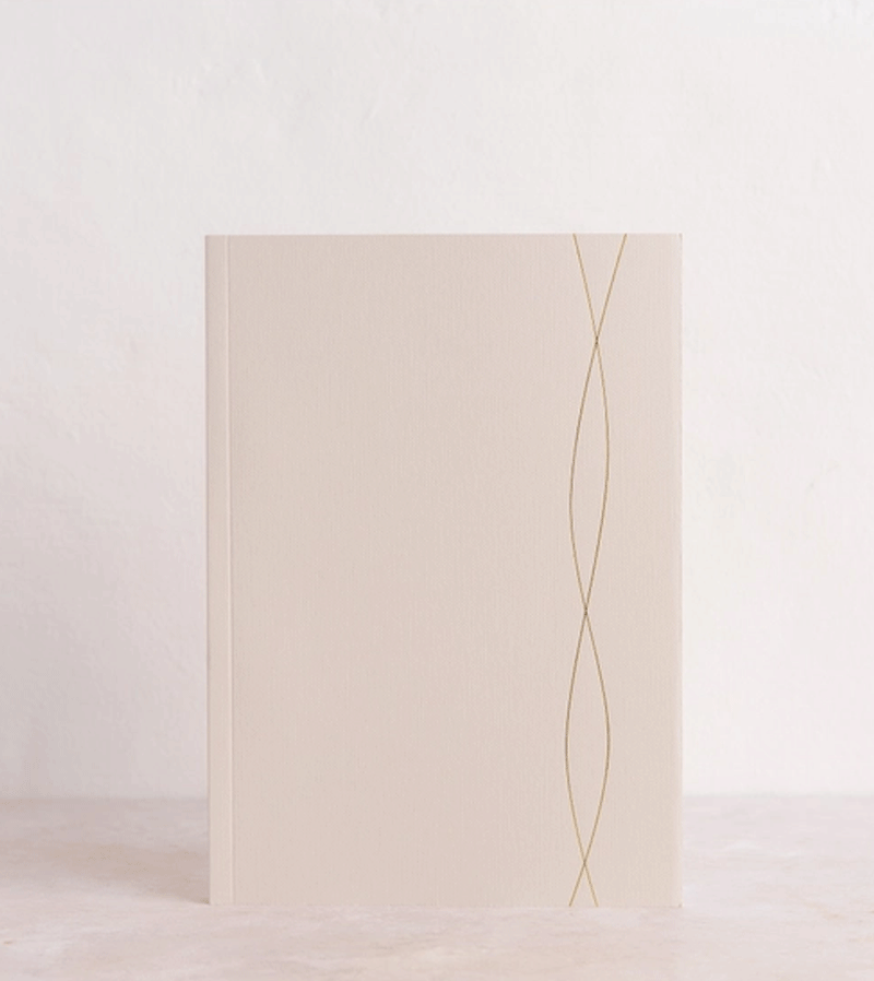 LSW Cream Dotted Notebook - A5 Grid Journal for Bullet Journaling, Note Taking & Sketching | Perfect for Students, Office Work & Creative Planning