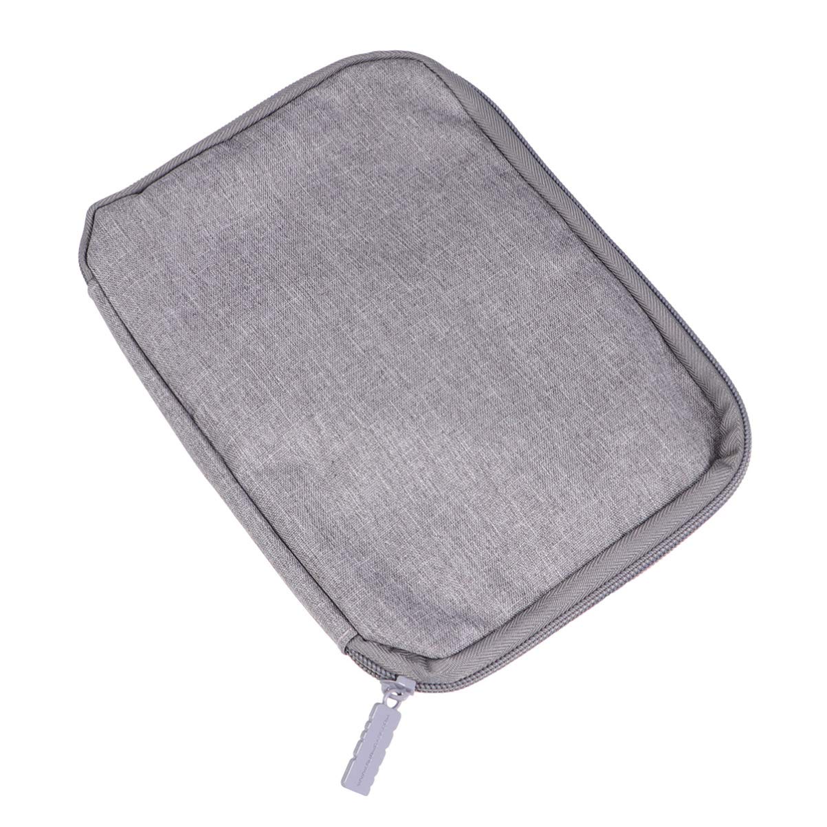 UKCOCO Waterproof Nylon Watch Band Storage Bag - Portable Organizer Pouch Case for Smartwatch Accessories (Grey) | Perfect for Travel, Gym & Home Watch Band Organization