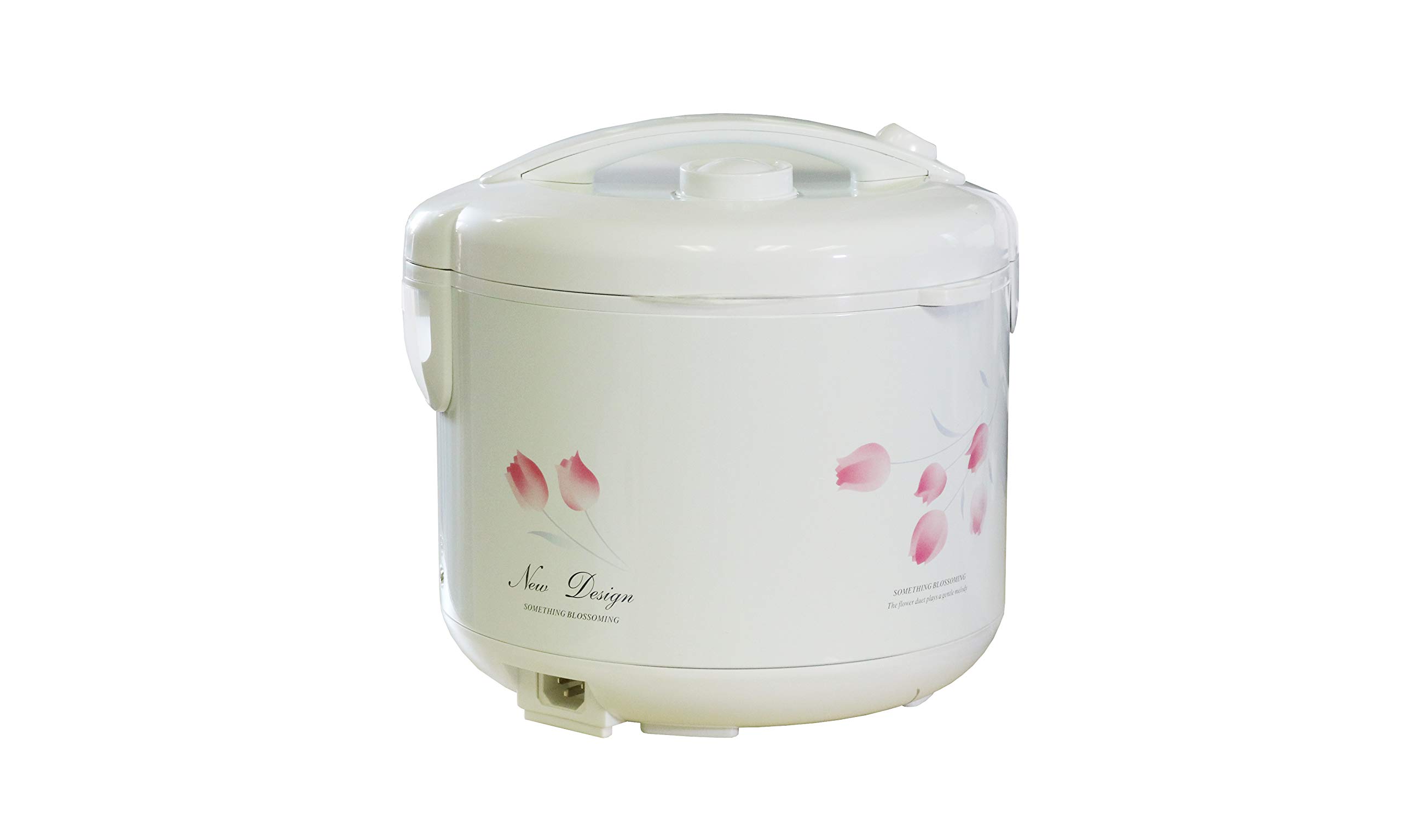 TRC-08 8-Cup Rice Cooker with Steam Basket - Cool Touch Exterior, Keep Warm Function - Perfect for Family Dinners, Meal Prep & Small Kitchens