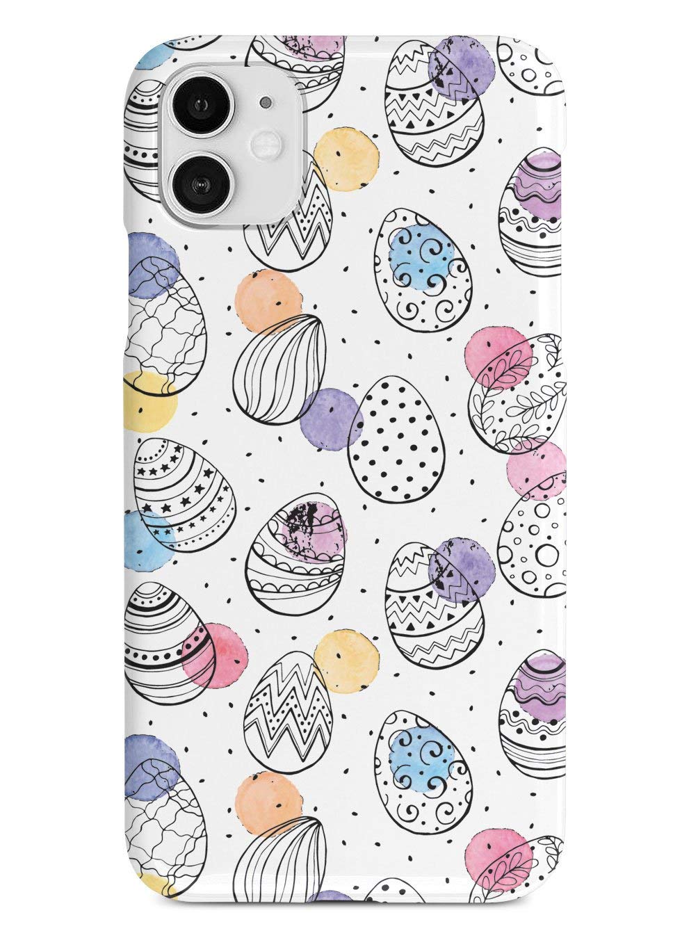 Inspired Cases - iPhone 12 Case with 3D Textured Design - Protective Cover for Apple iPhone 12 - Easter Egg Pattern - Perfect for Everyday Use, Travel & Gift Giving